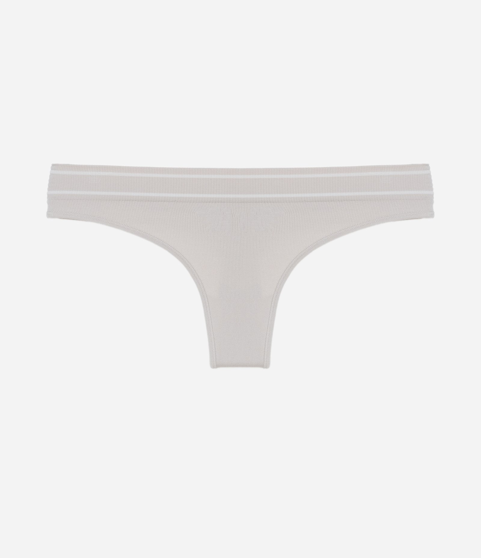 Calcinha Biquíni em Poliamida Seamless Texturizada Cinza 5