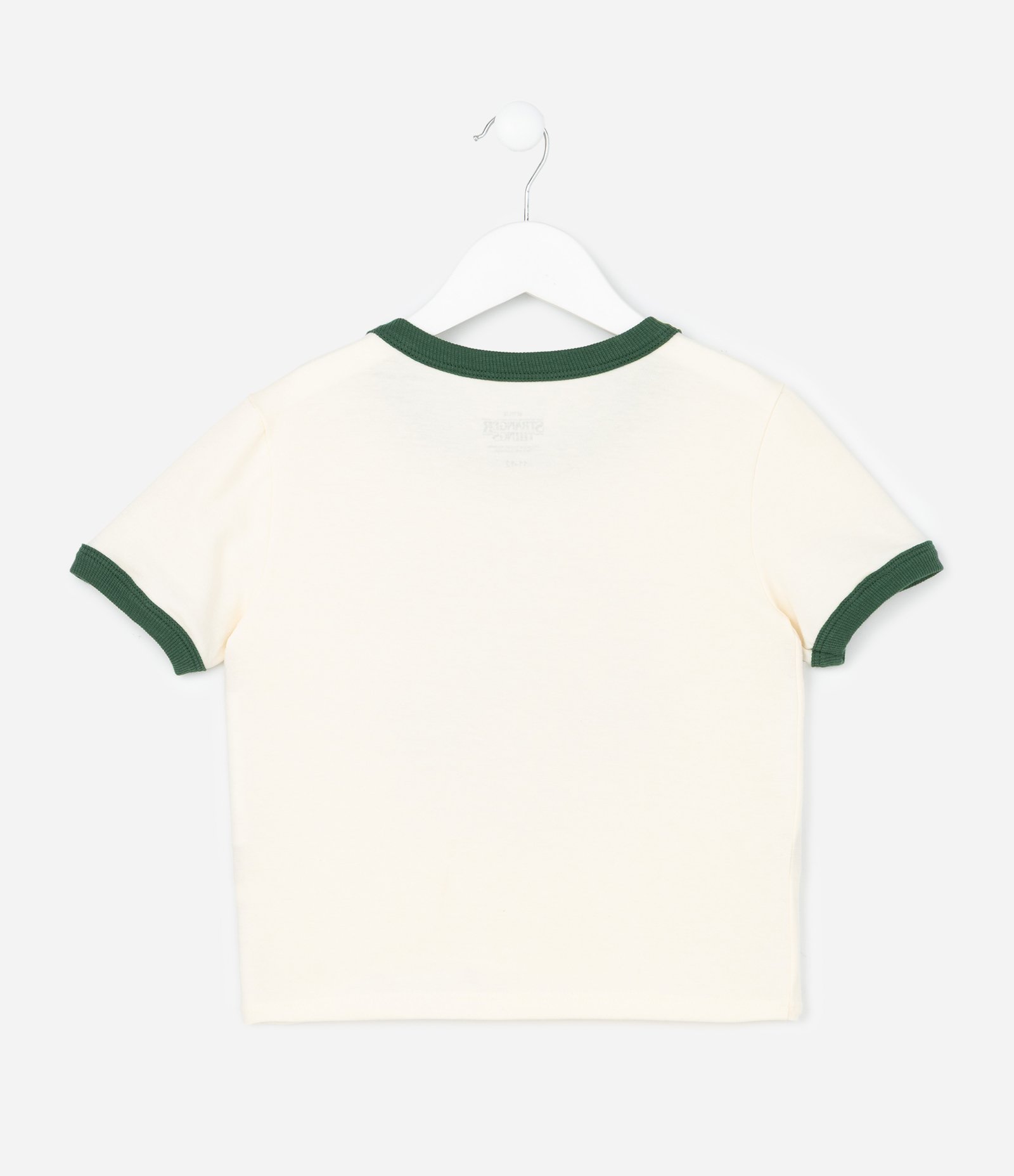 Camiseta Infantil com Estampa Stranger Things - Tam 5 a 14 Anos Bege 2