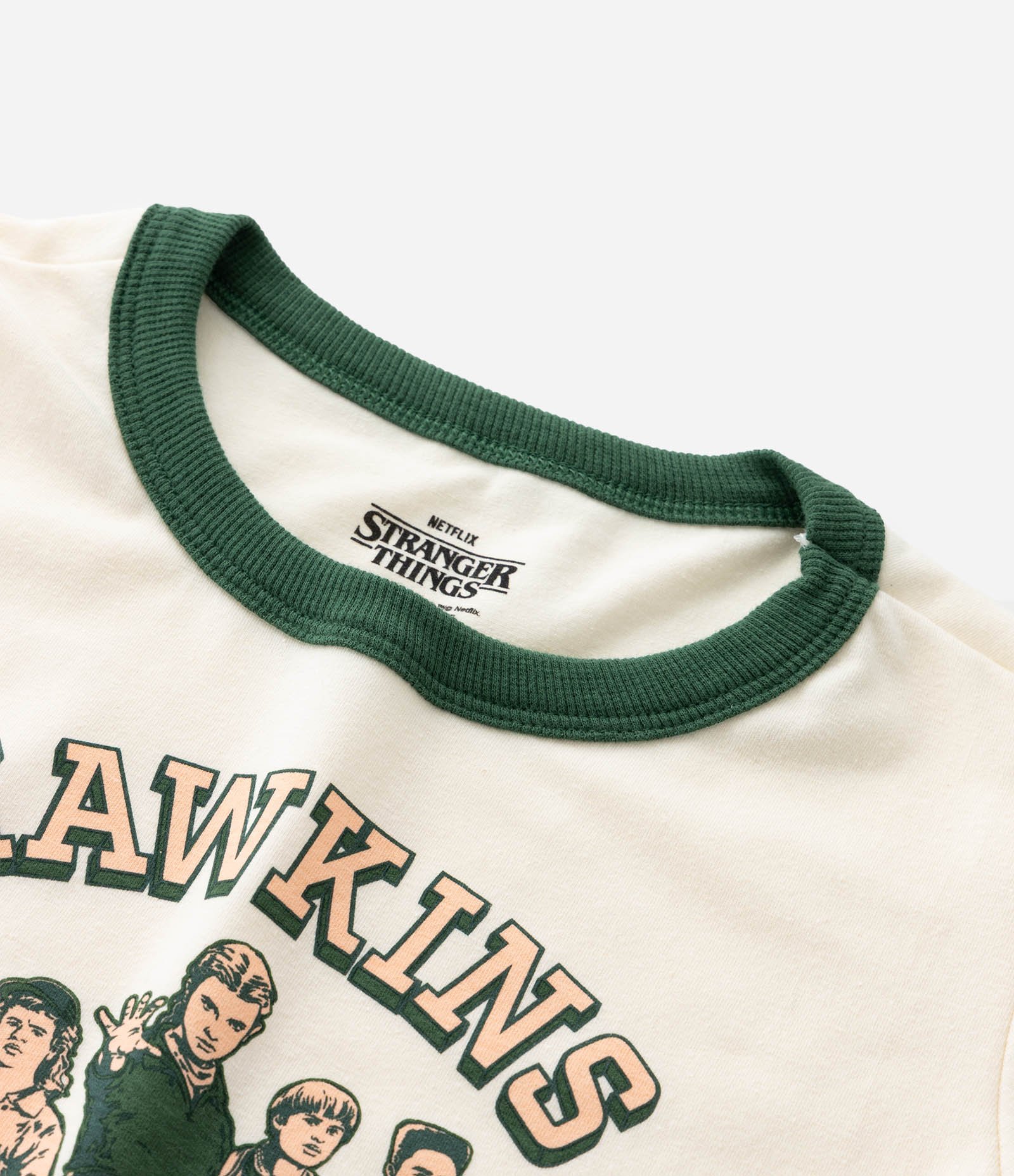 Camiseta Infantil com Estampa Stranger Things - Tam 5 a 14 Anos Bege 5