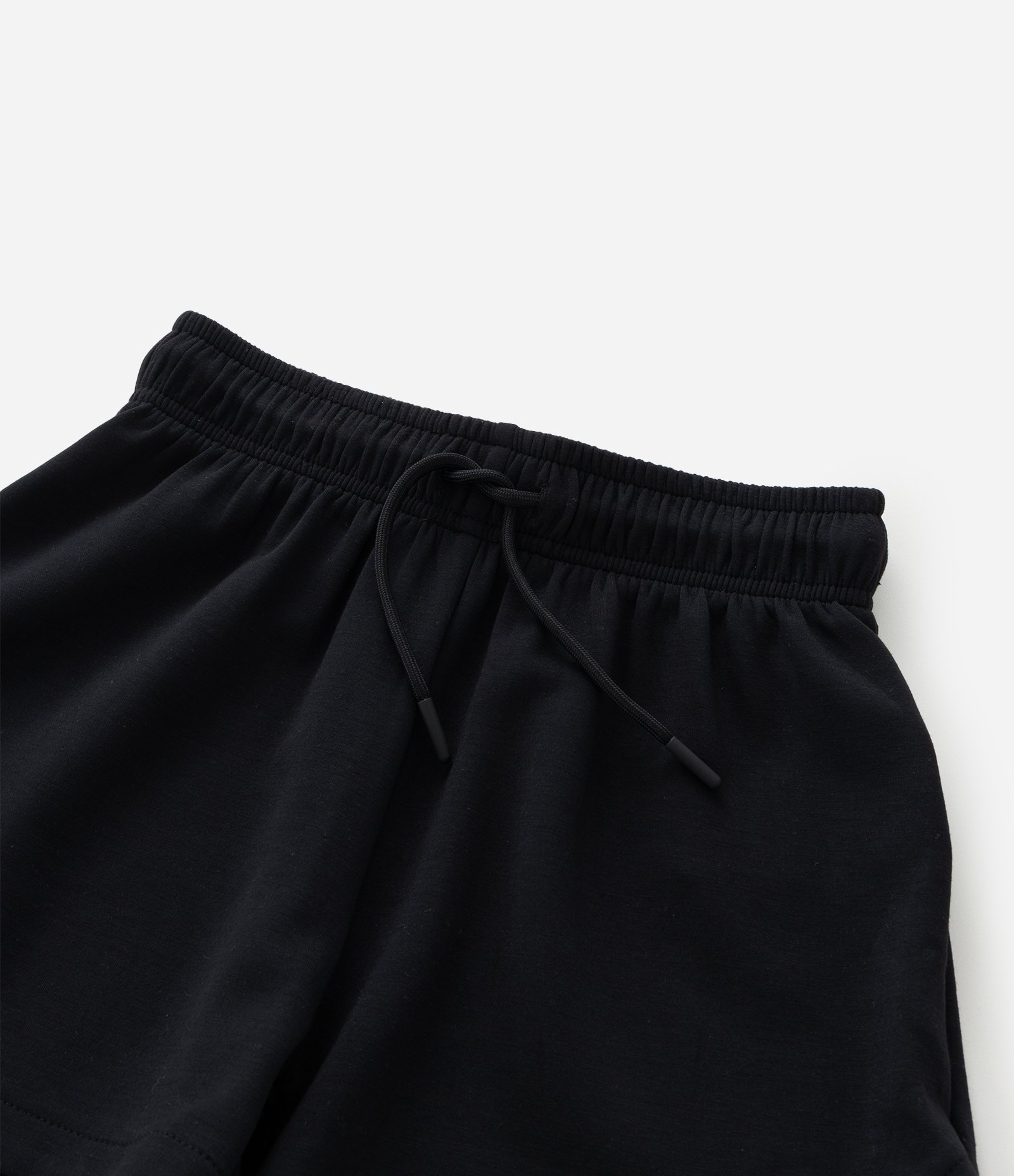 Short Infantil Runner em Moletinho sem Felpa com Amarração Tam - 5 a 14 Anos Preto 5