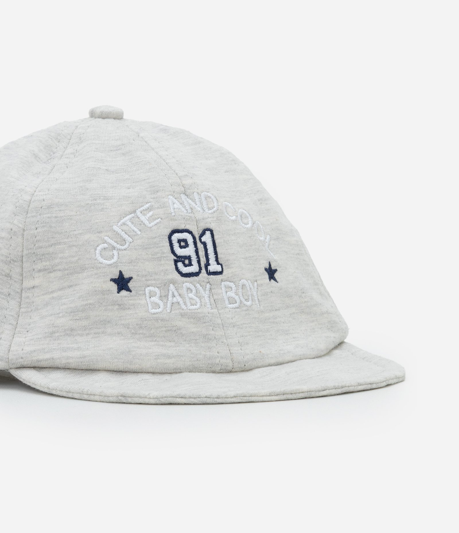 Boné Infantil com Lettering Baby Boy - Tam 0 a 12 meses Cinza 3
