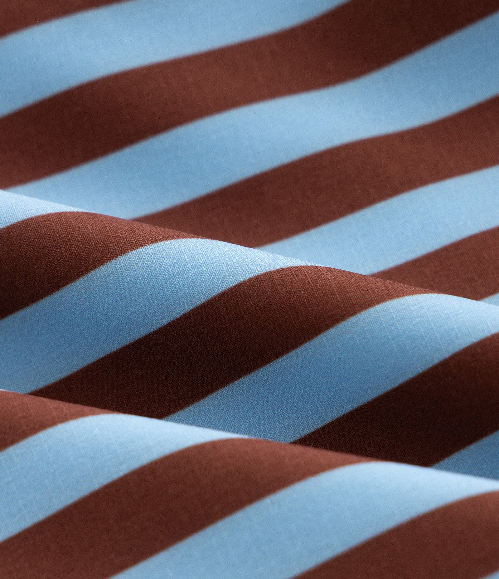 Bermuda Infantil de Banho em Rip Stop Listrada - Tam 5 a 14 Anos Marrom/Azul 3