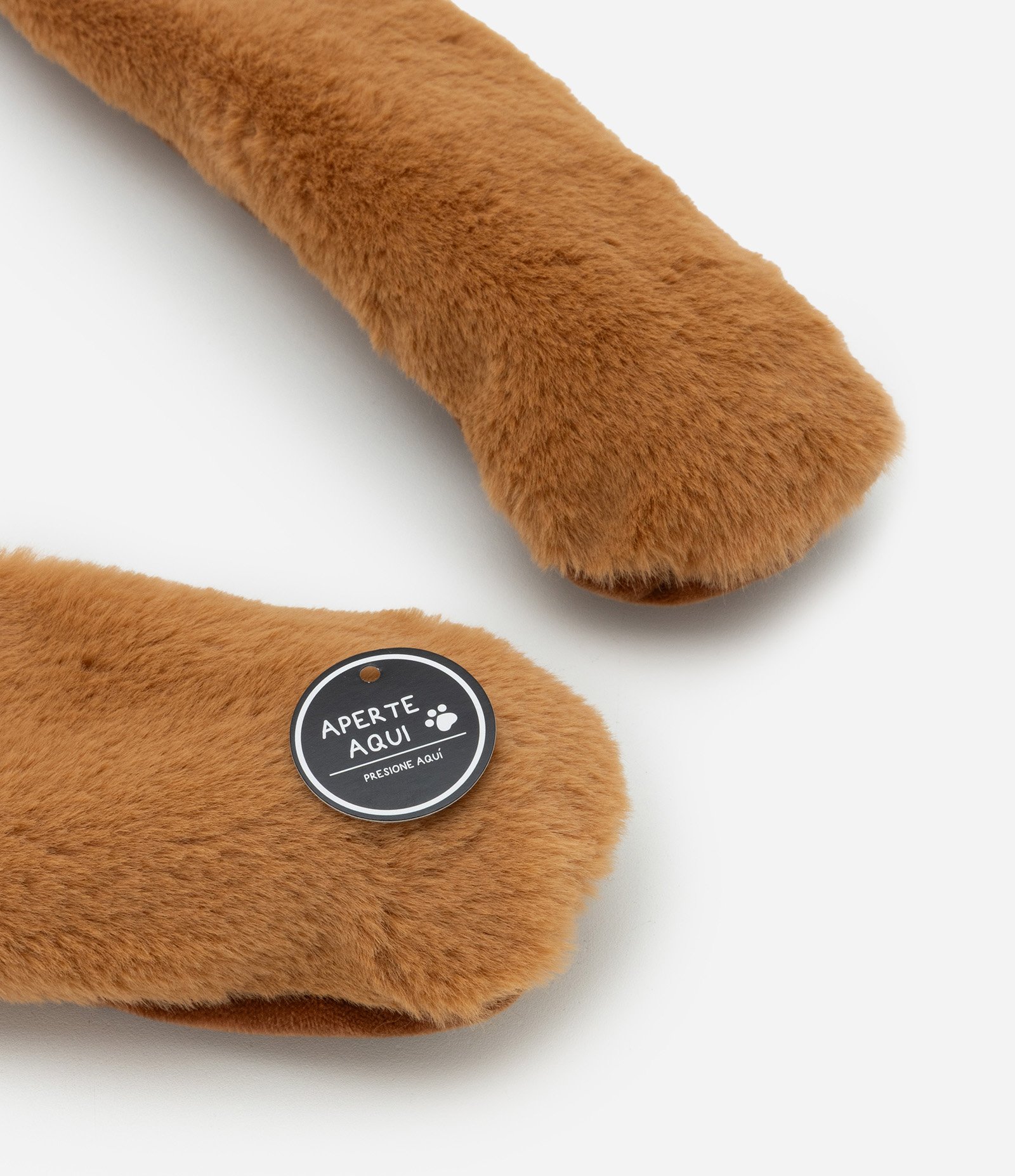 Touca Infantil de Capivara com Orelhas Interativa – Tam U Marrom 2