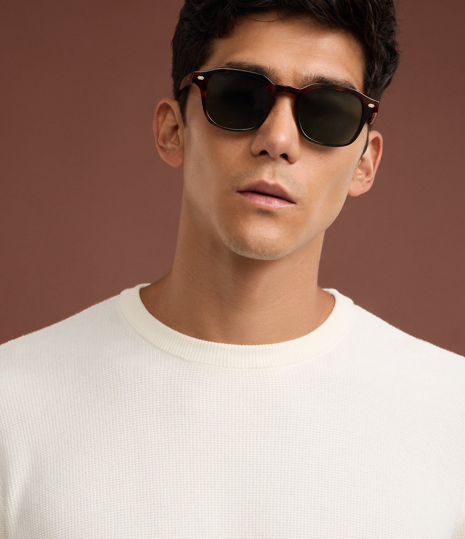 Suéter Texturizado em Piquet com Decote Canoa Off White 4