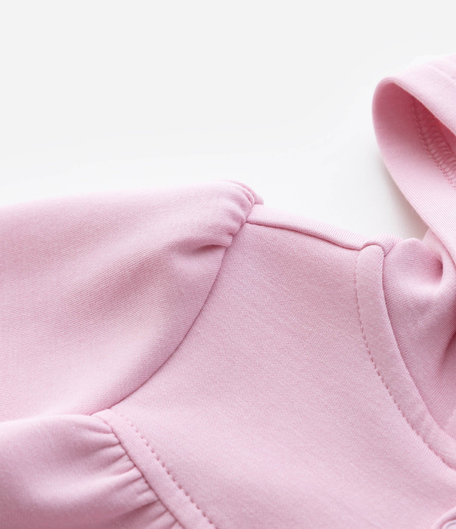 Jaqueta Infantil em Modal com Capuz e Laço - Tam 0 a 18 Meses Rosa 4