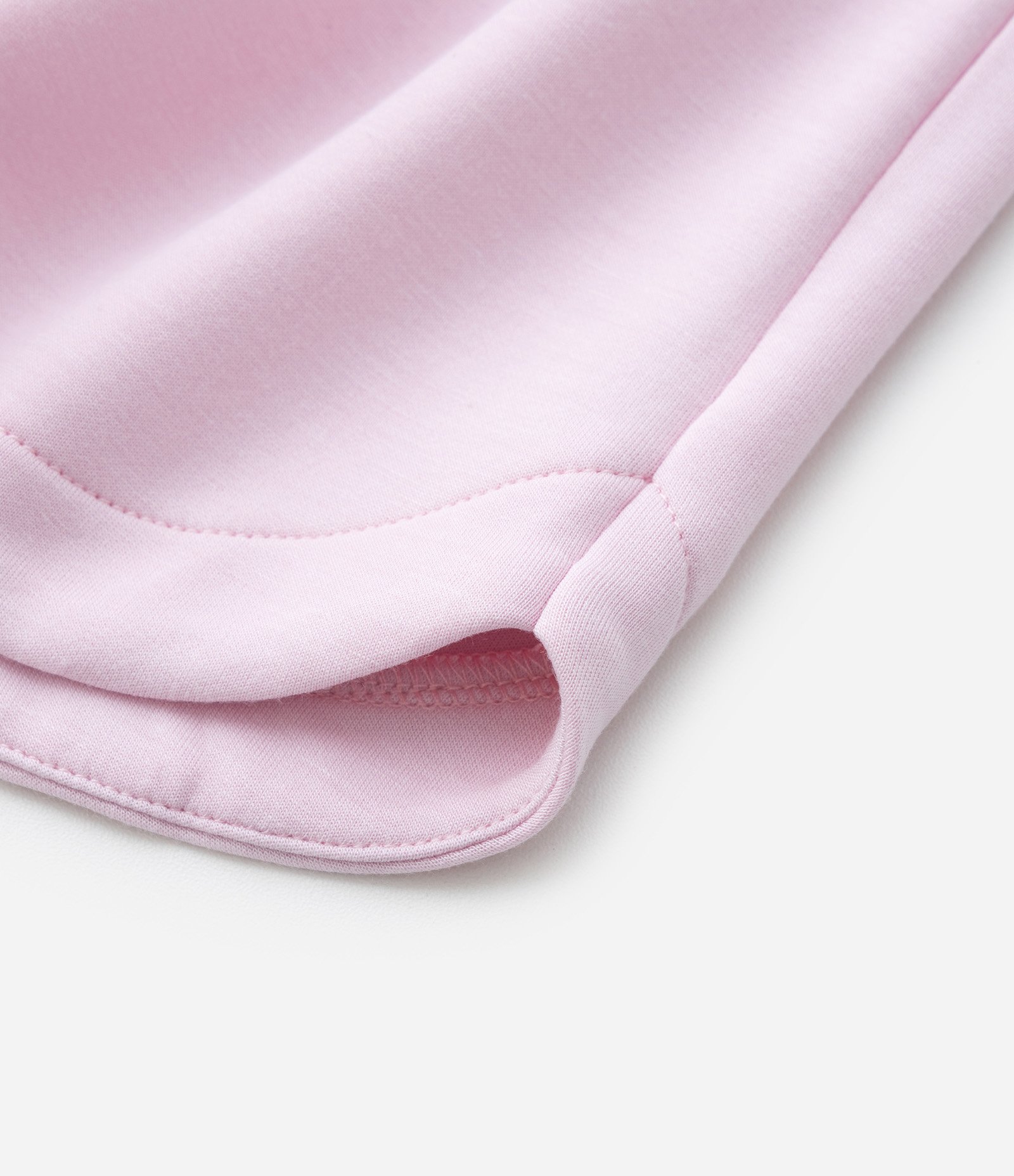 Short Infantil Runner em Moletinho sem Felpa com Amarração Tam - 5 a 14 Anos Rosa 4