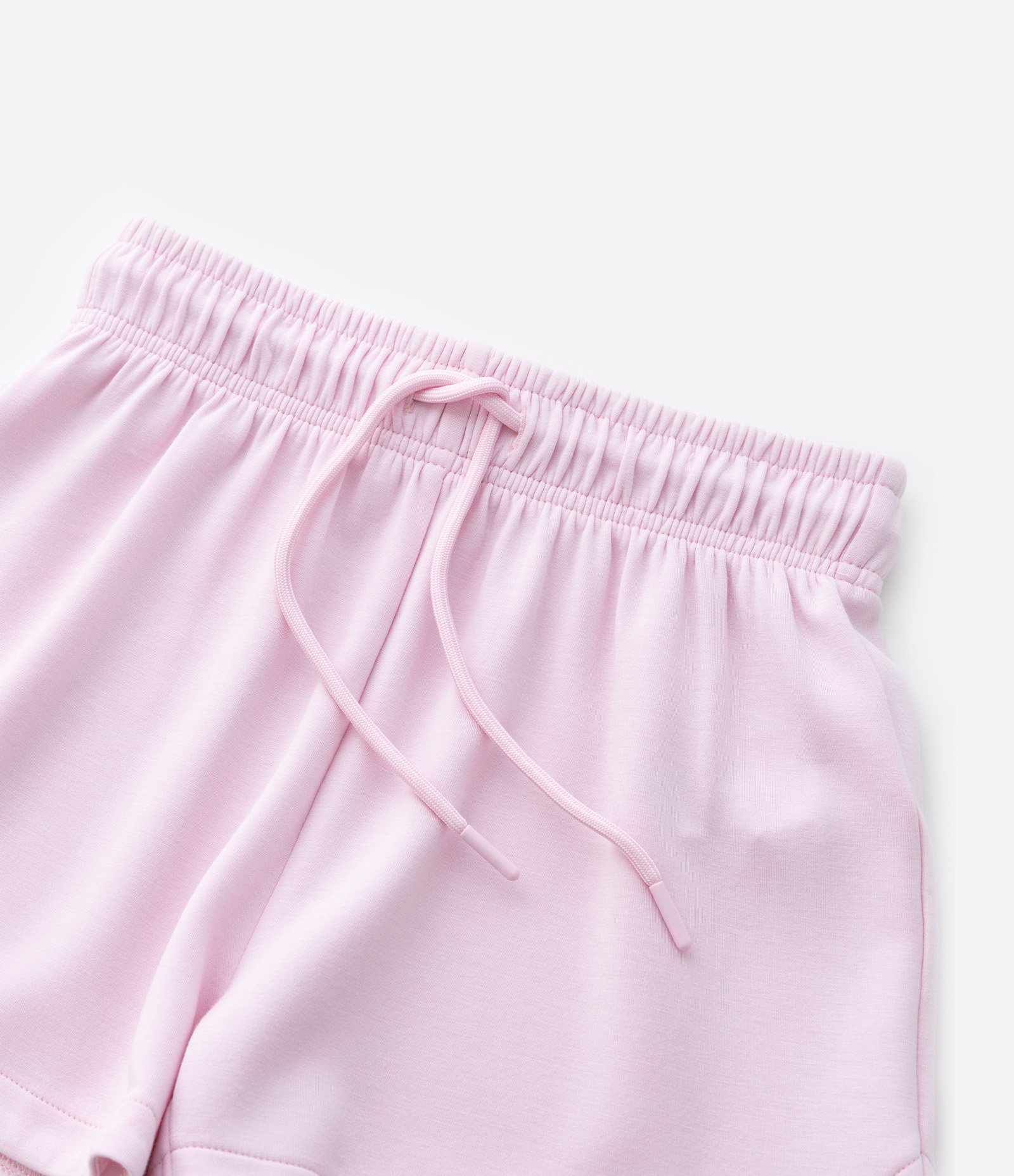 Short Infantil Runner em Moletinho sem Felpa com Amarração Tam - 5 a 14 Anos Rosa 6