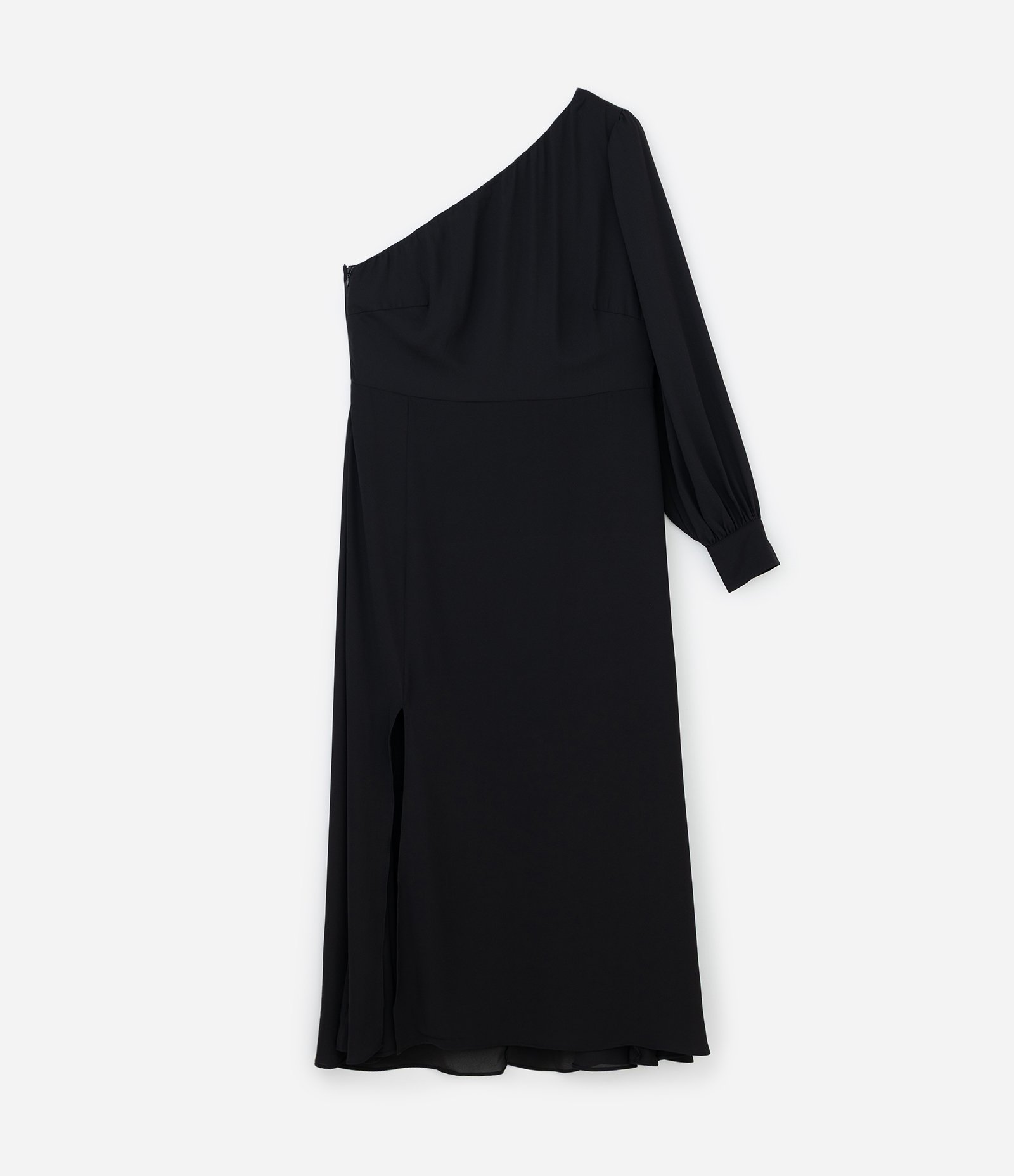 Vestido Ombro Só em Crepe com Fenda Curve & Plus Size Preto 5