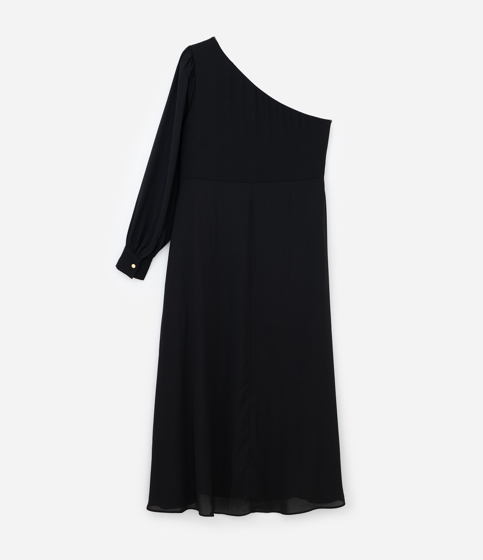 Vestido Ombro Só em Crepe com Fenda Curve & Plus Size Preto 6