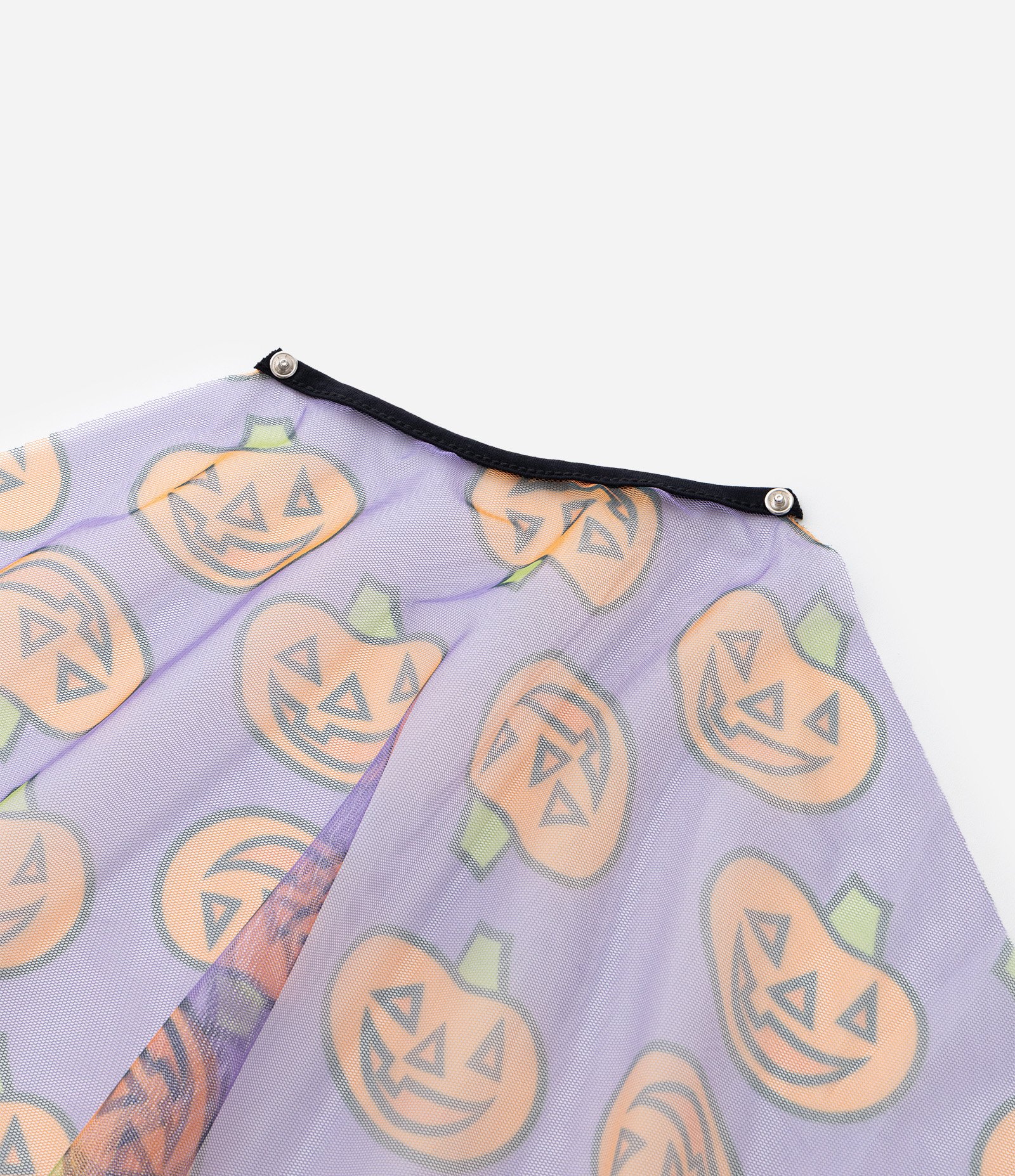 Camiseta Slim Infantil com Estampa de Hawlloween e Capa Minnie - Tam 1 a 6 Anos Preto 6