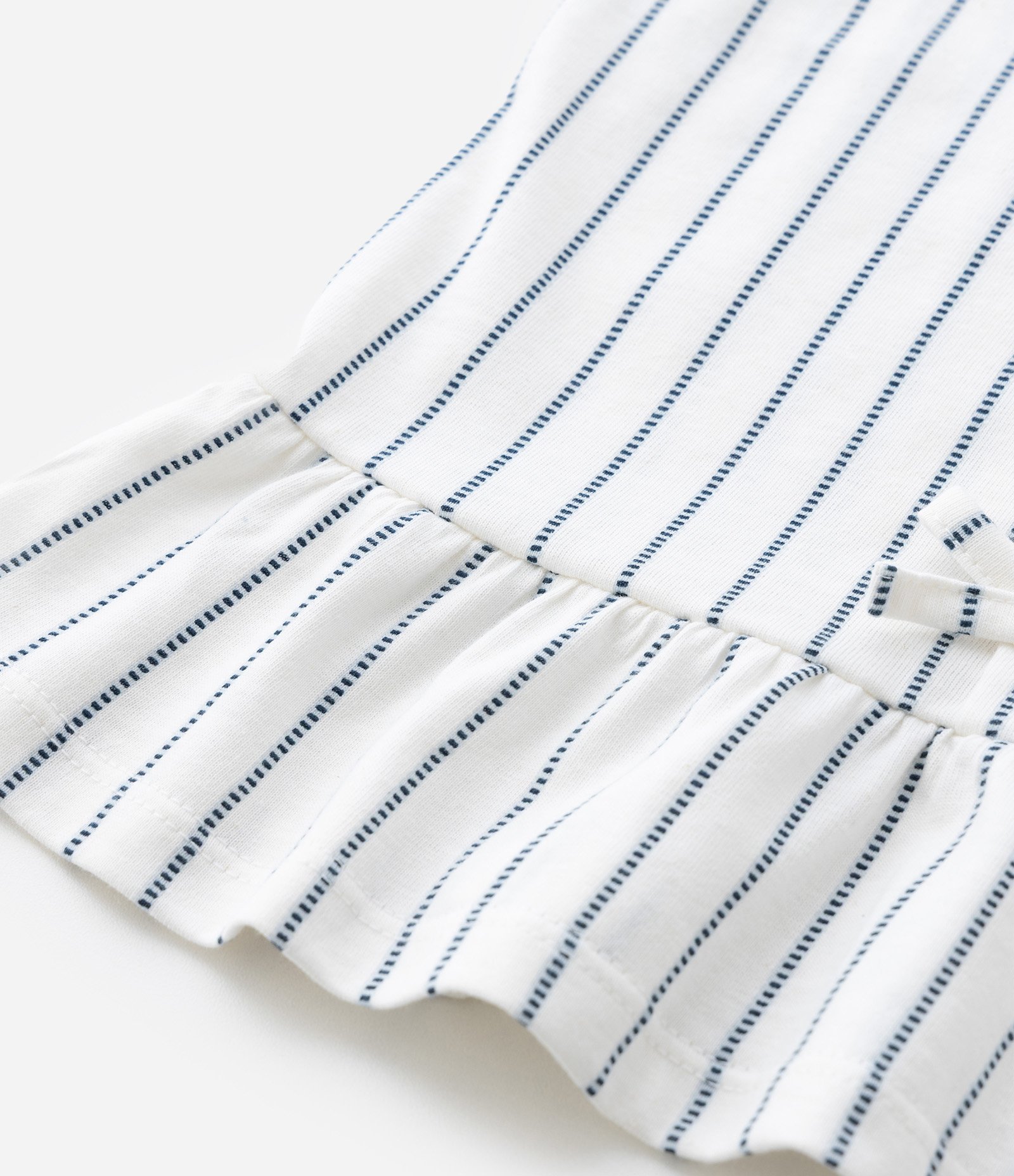 Regata Infantil Slim com Estampa de Listras Bluey - Tam 1 a 6 Anos Branco 4