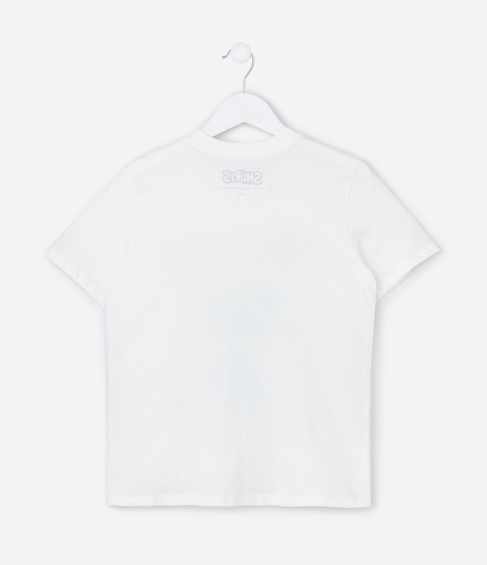 Camiseta Infantil com Estampa Smurfette - Tam 5 a 14 Anos Branco 3