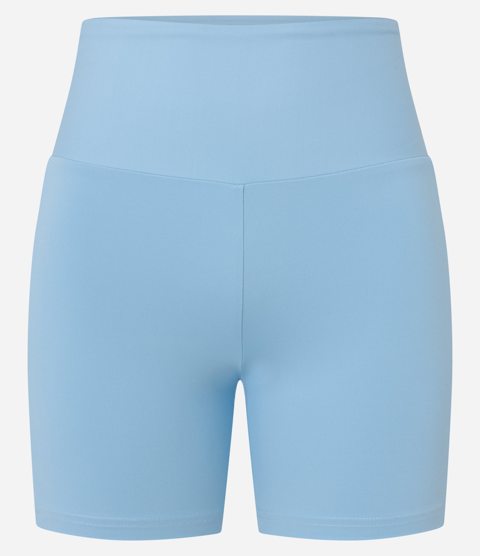 Bermuda Esportiva em Microfibra com Bolsos e Cós em Tule Azul 8