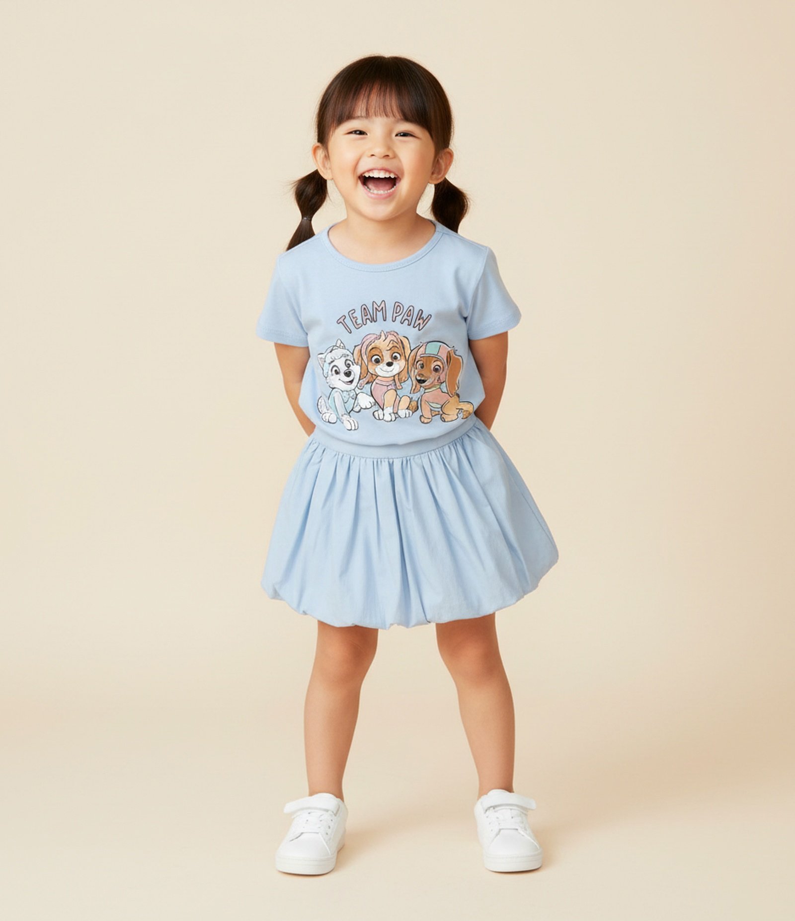 Camiseta Slim Infantil com Estampa Patrulha Canina - Tam 1 a 6 Anos Azul 1