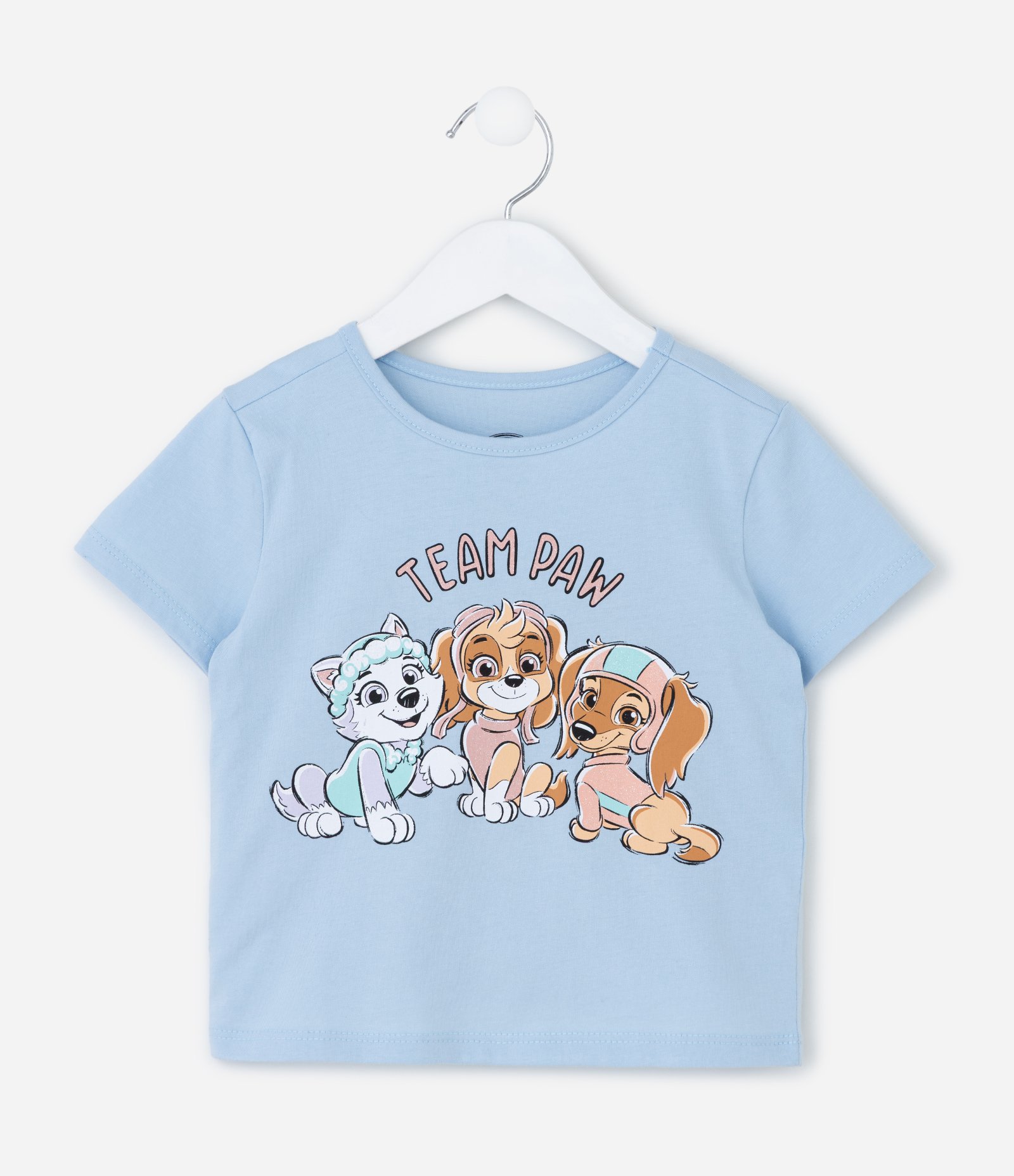 Camiseta Slim Infantil com Estampa Patrulha Canina - Tam 1 a 6 Anos Azul 1