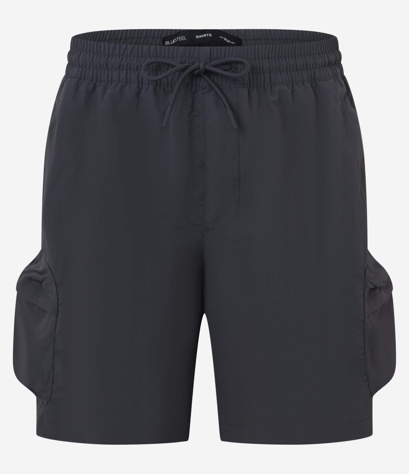 Bermuda Cargo Lisa em Tecido Tecnológico Cinza 6