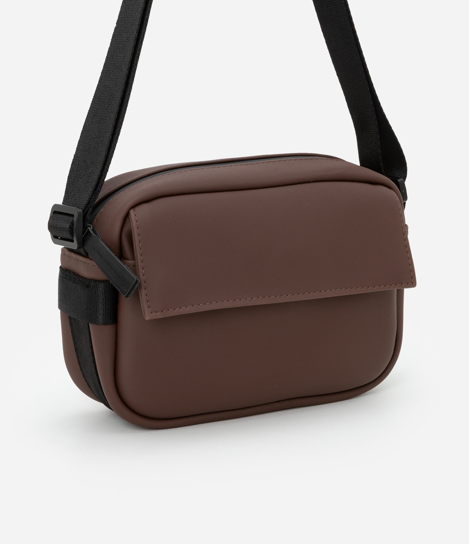 Bolsa Shoulder em Pu com Bolso Marrom 2