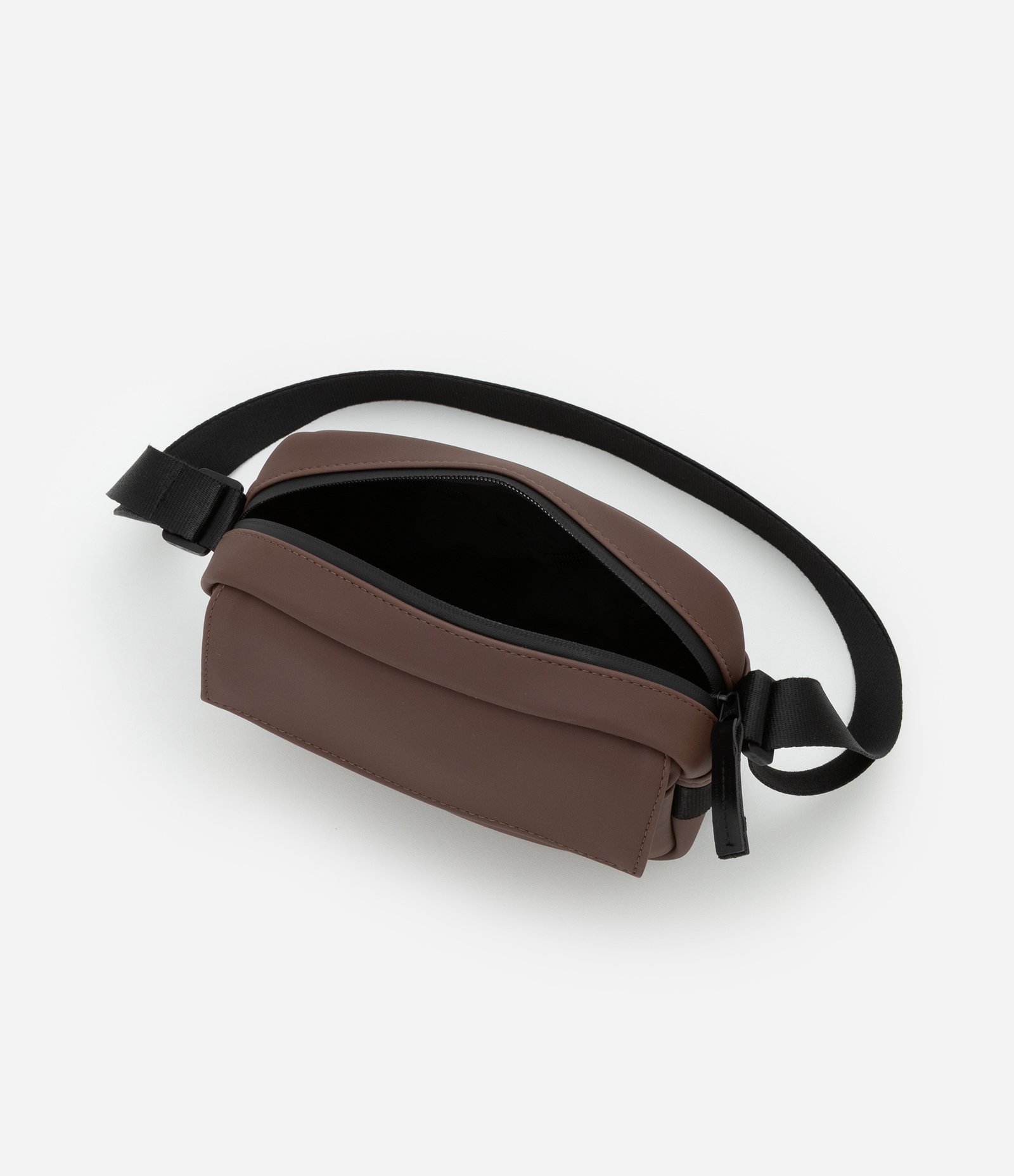 Bolsa Shoulder em Pu com Bolso Marrom 6