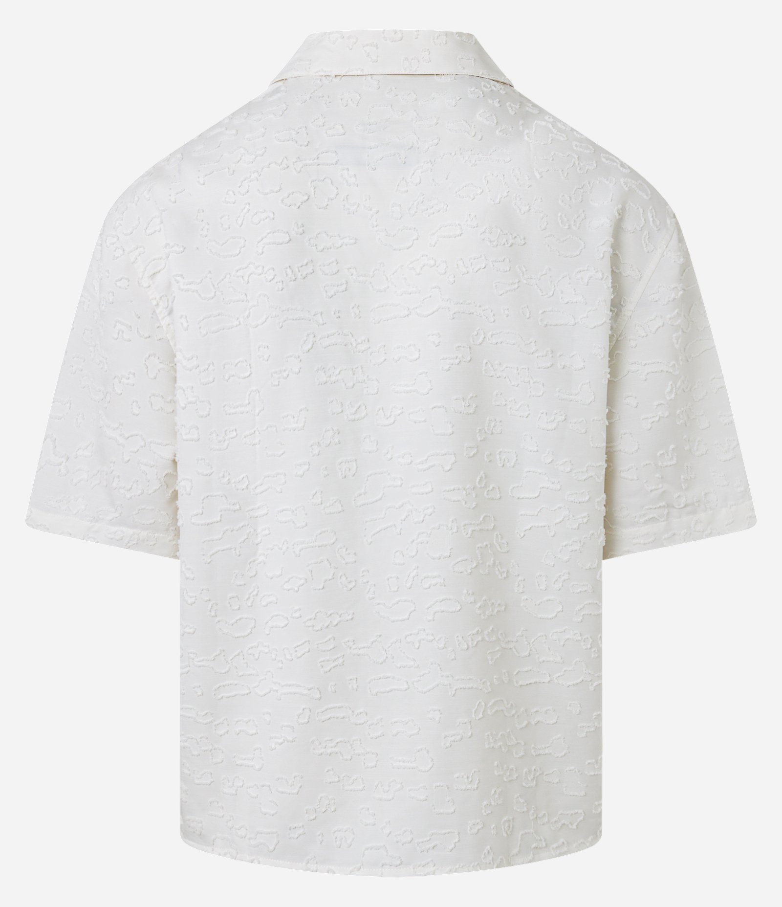Camisa Boxy com Textura Devoré e Detalhes Navalhados Branco 3