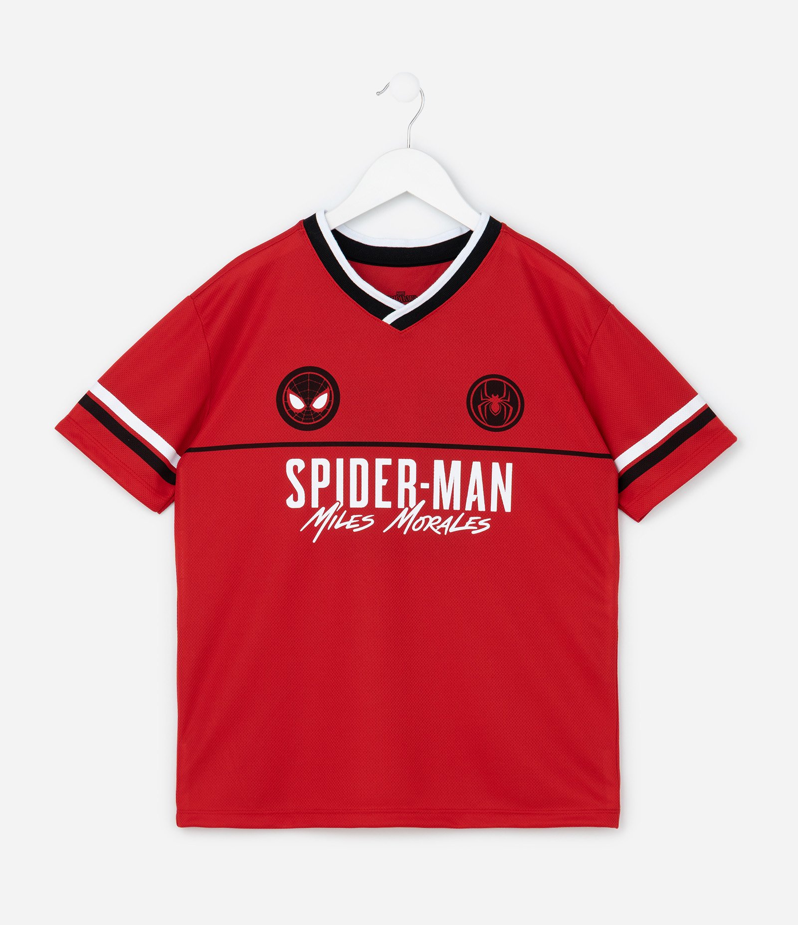 Camiseta Esportiva Infantil com Estampa Homem-Aranha - Tam 5 a 14 Anos Vermelho 1