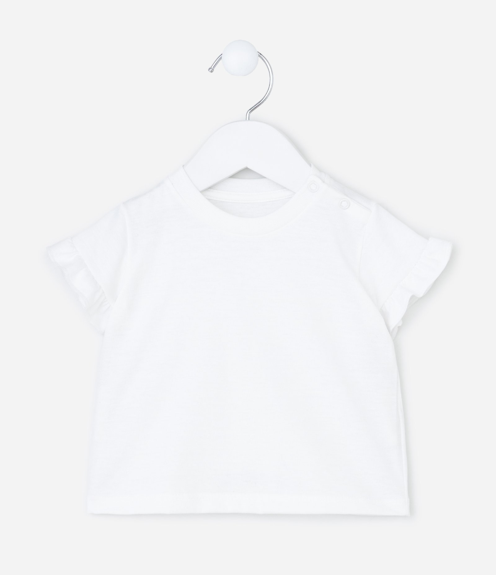 Vestido Infantil Xadrez Vichy com Blusa - Tam 0 a 18 Meses Vermelho 4