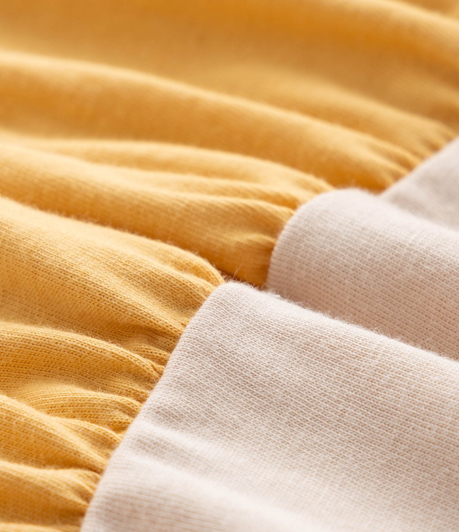 Vestido Infantil com Babados Maria e Lacinho - Tam 0 a 18 meses Bege/Amarelo 4