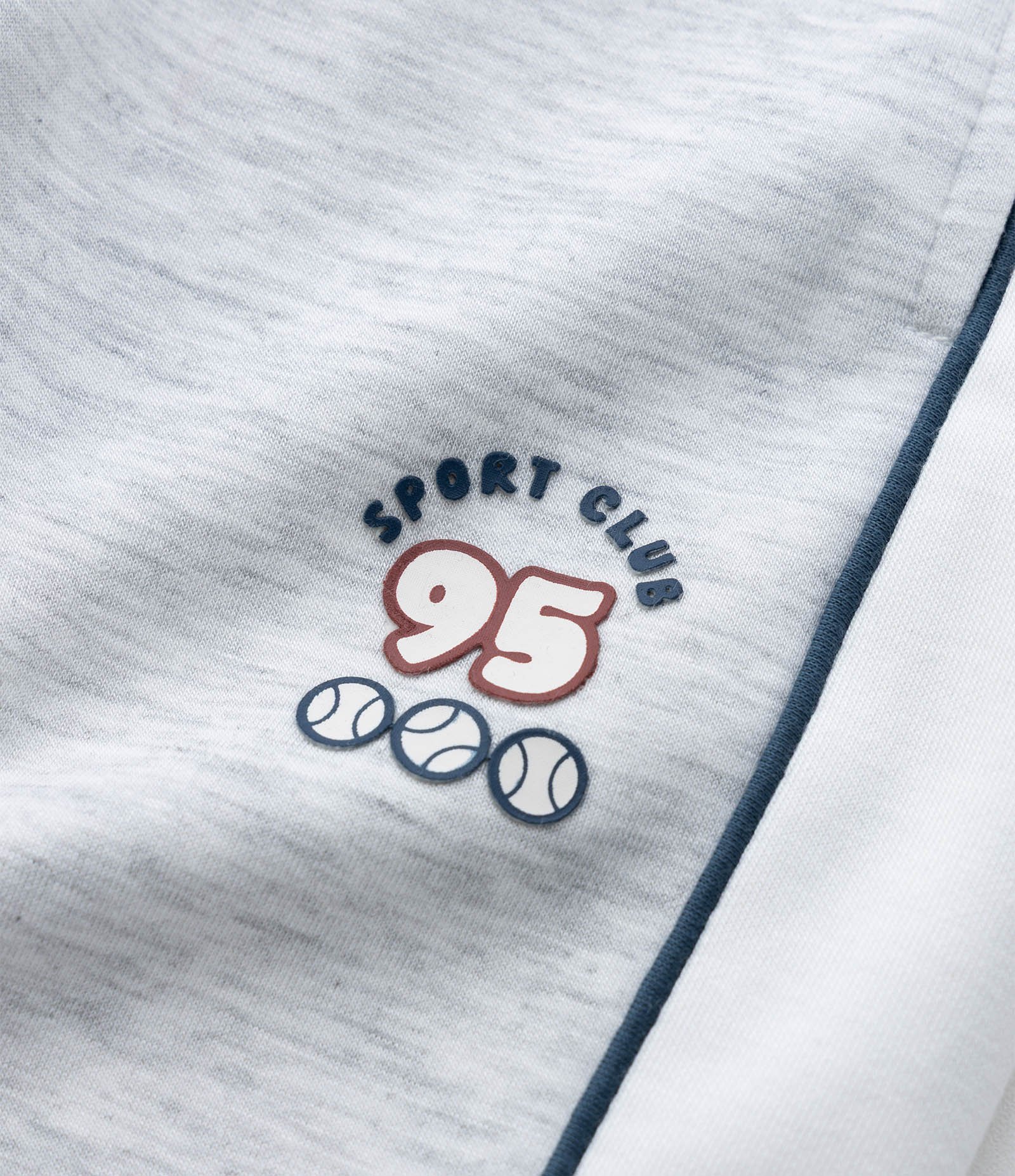 Calça Infantil College com Listra Lateral - Tam 1 a 6 Anos Cinza 8