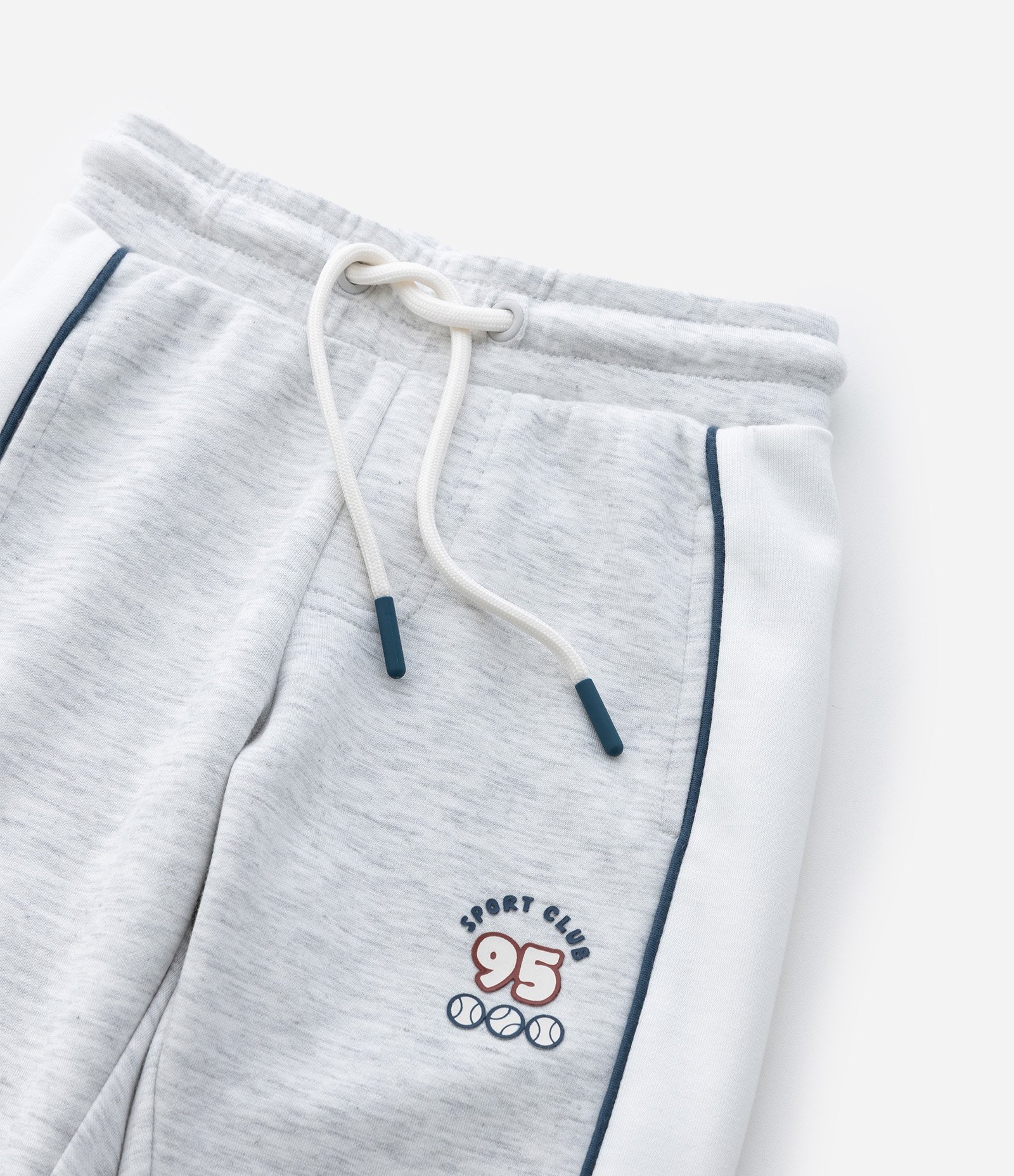 Calça Infantil College com Listra Lateral - Tam 1 a 6 Anos Cinza 5