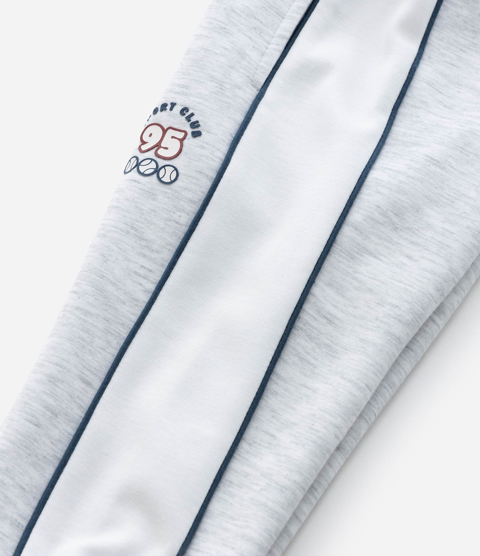 Calça Infantil College com Listra Lateral - Tam 1 a 6 Anos Cinza 7