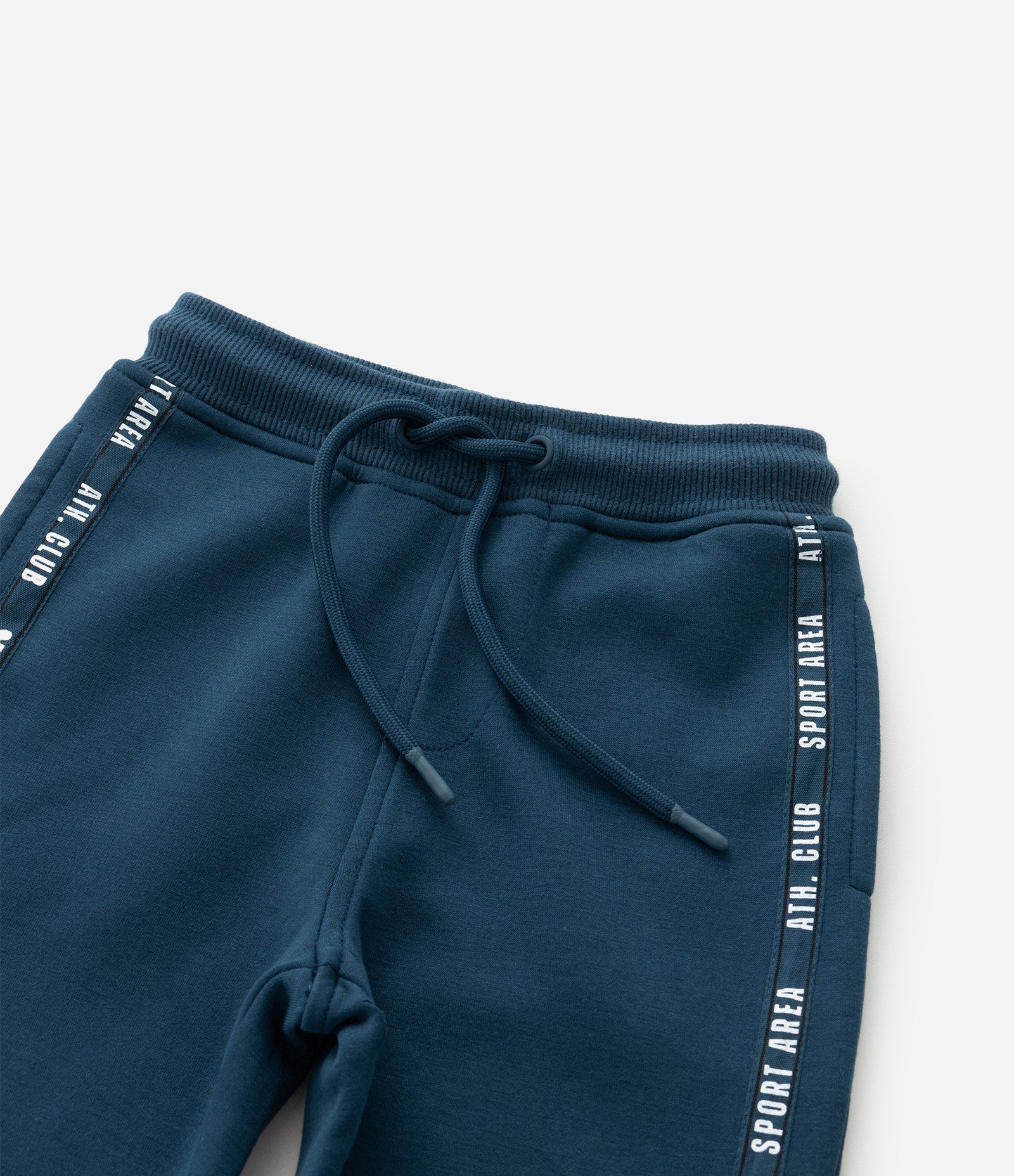 Conjunto Infantil Moletom College com Estampa Embossed - Tam 1 a 6 Anos Azul Marinho 10