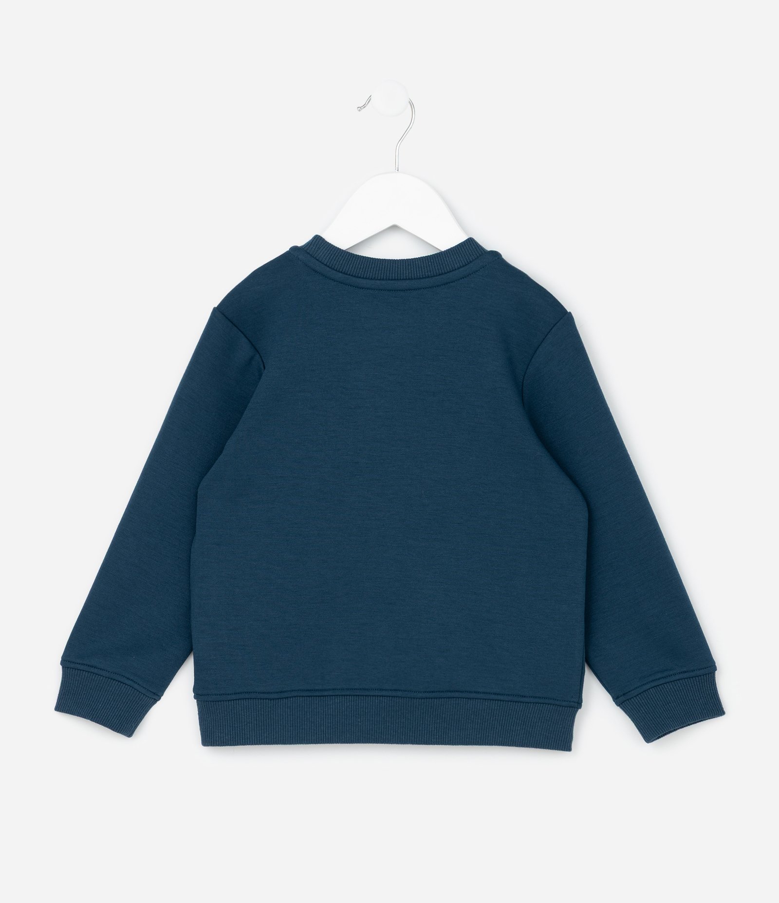 Conjunto Infantil Moletom College com Estampa Embossed - Tam 1 a 6 Anos Azul Marinho 3