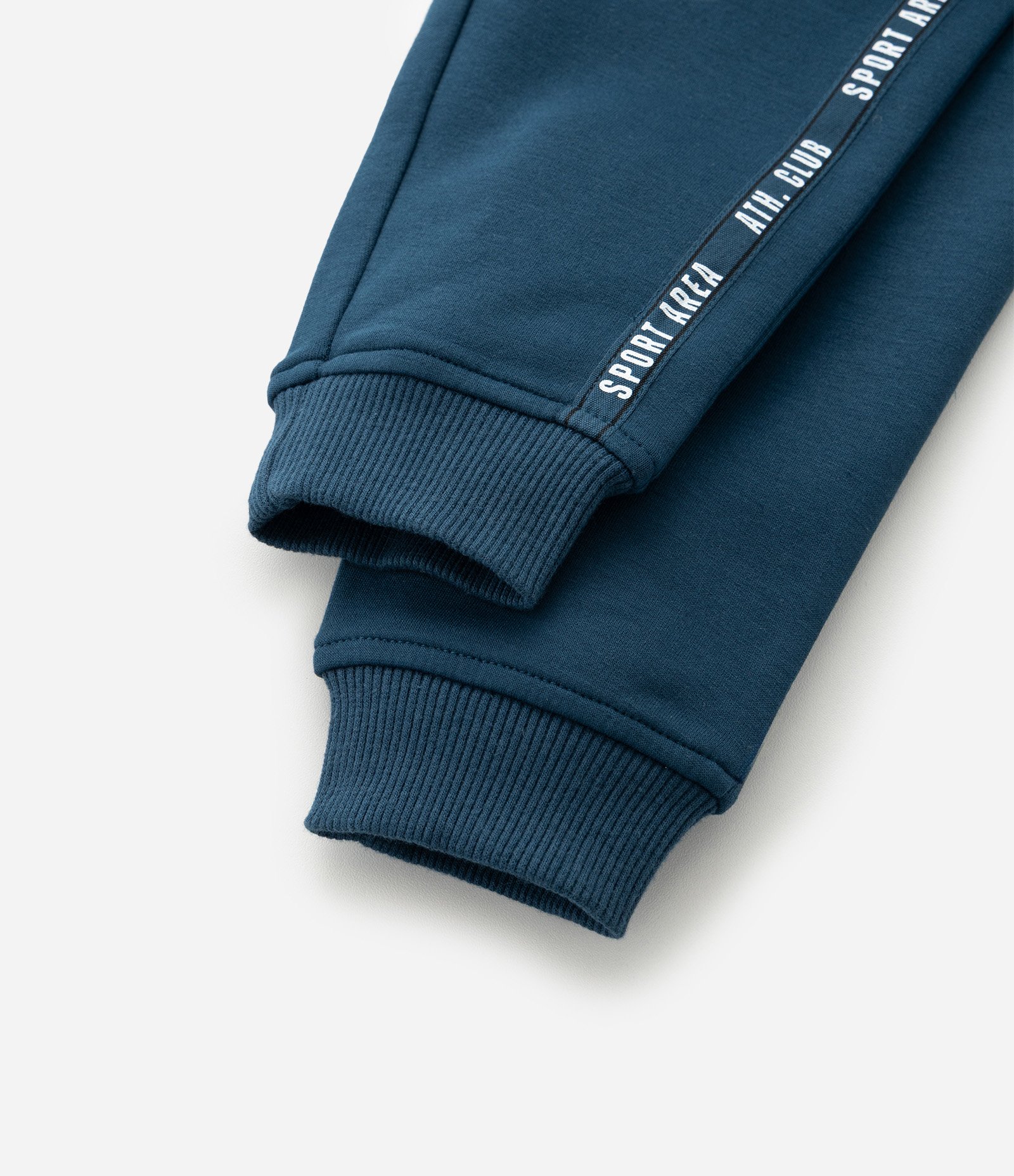 Conjunto Infantil Moletom College com Estampa Embossed - Tam 1 a 6 Anos Azul Marinho 6