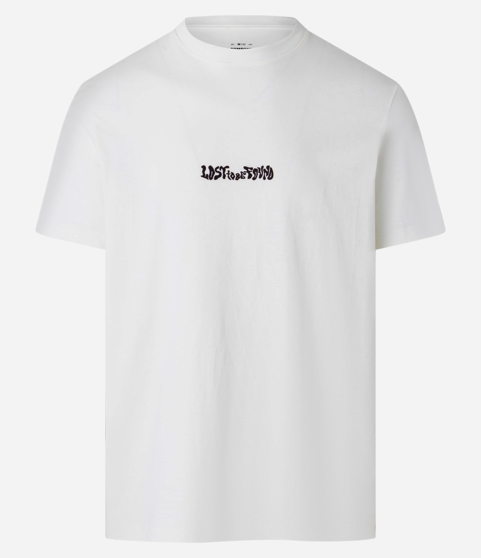Camiseta Comfort em Algodão com Estampa Abstrata e Lettering Branco 6