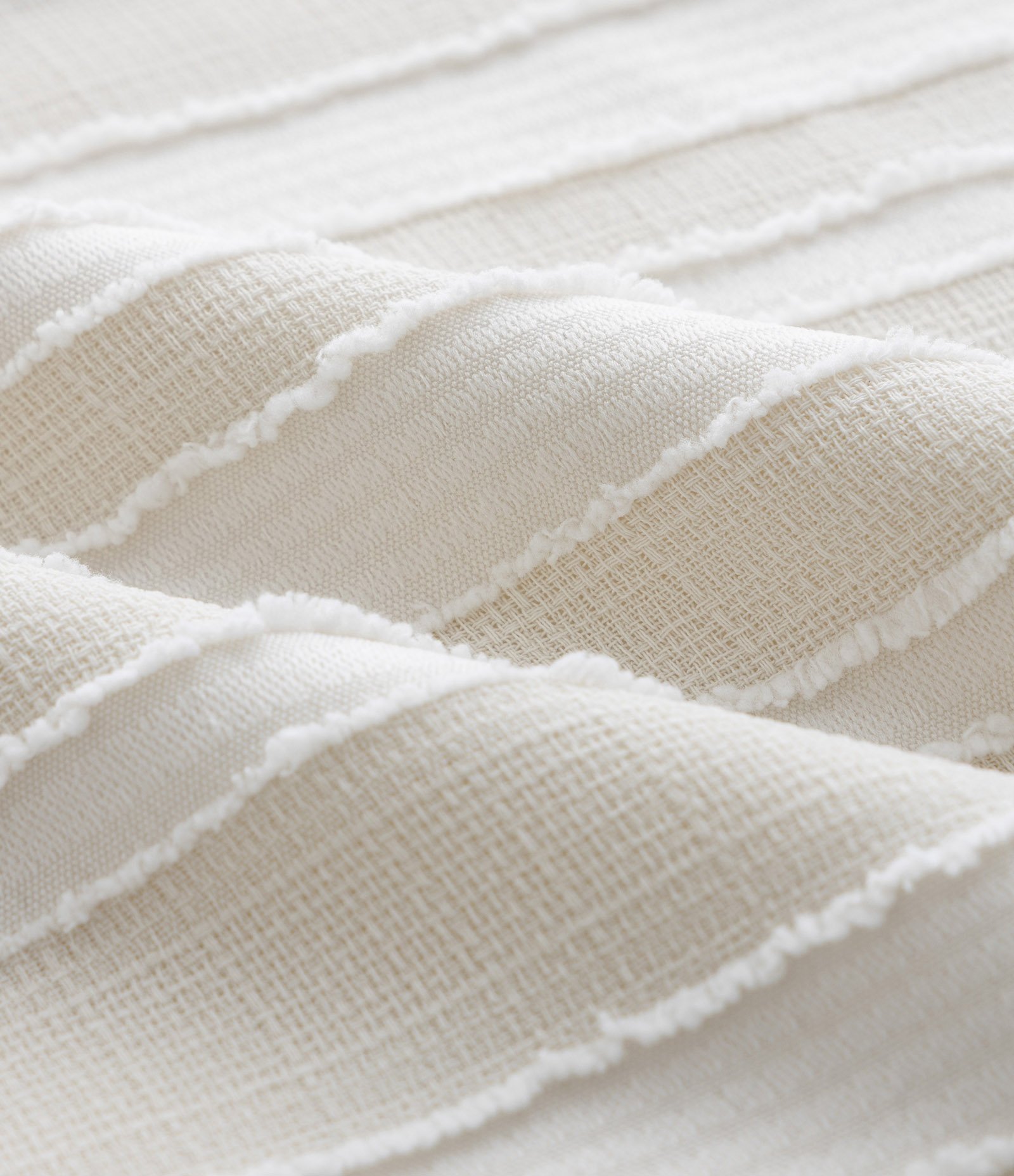 Camisa Comfort Texturizado com Listras Branco 5