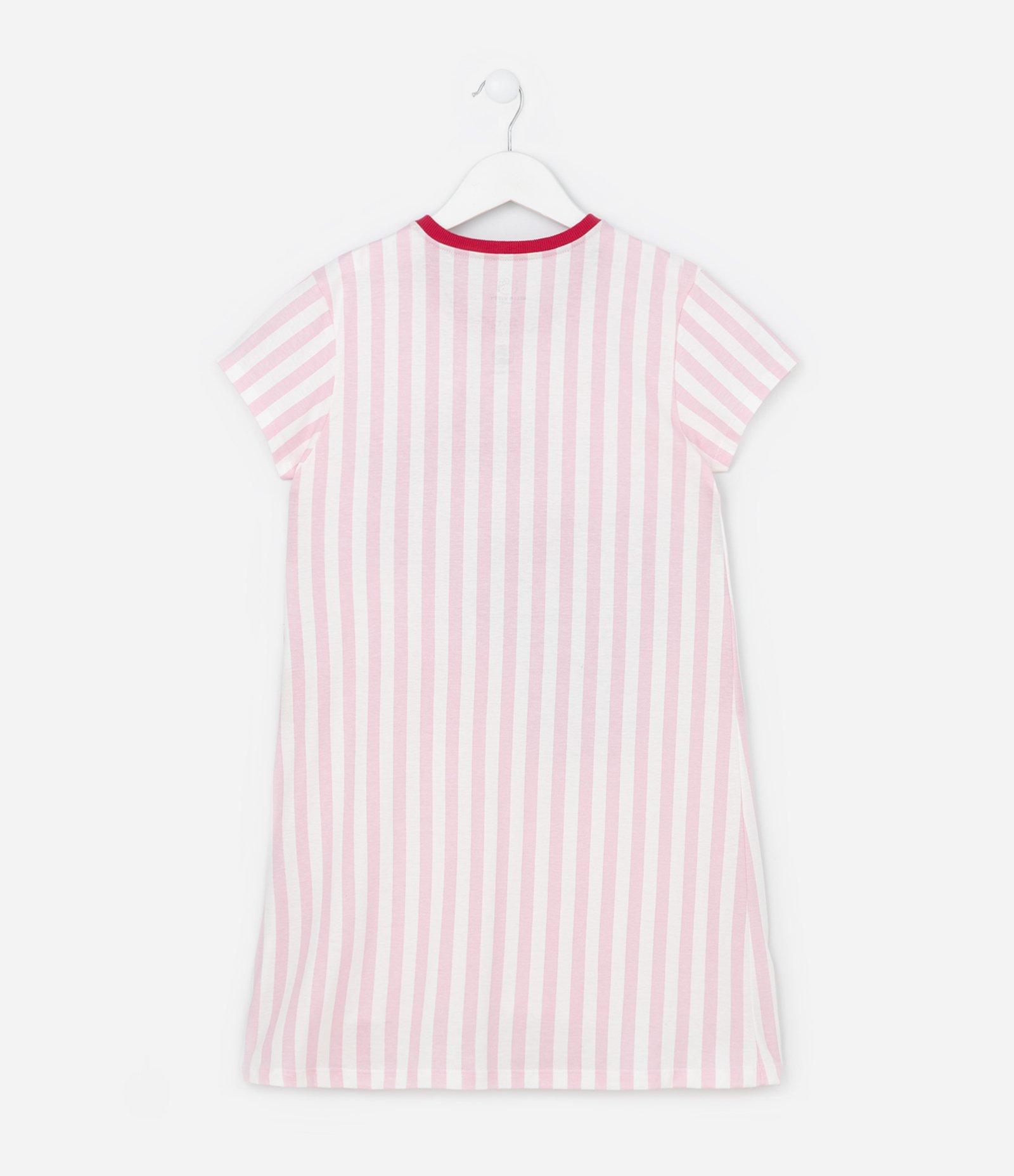 Camisola Infantil com Estampa e Lettering Hello Kitty - Tam 5 a 14 Anos Rosa 2