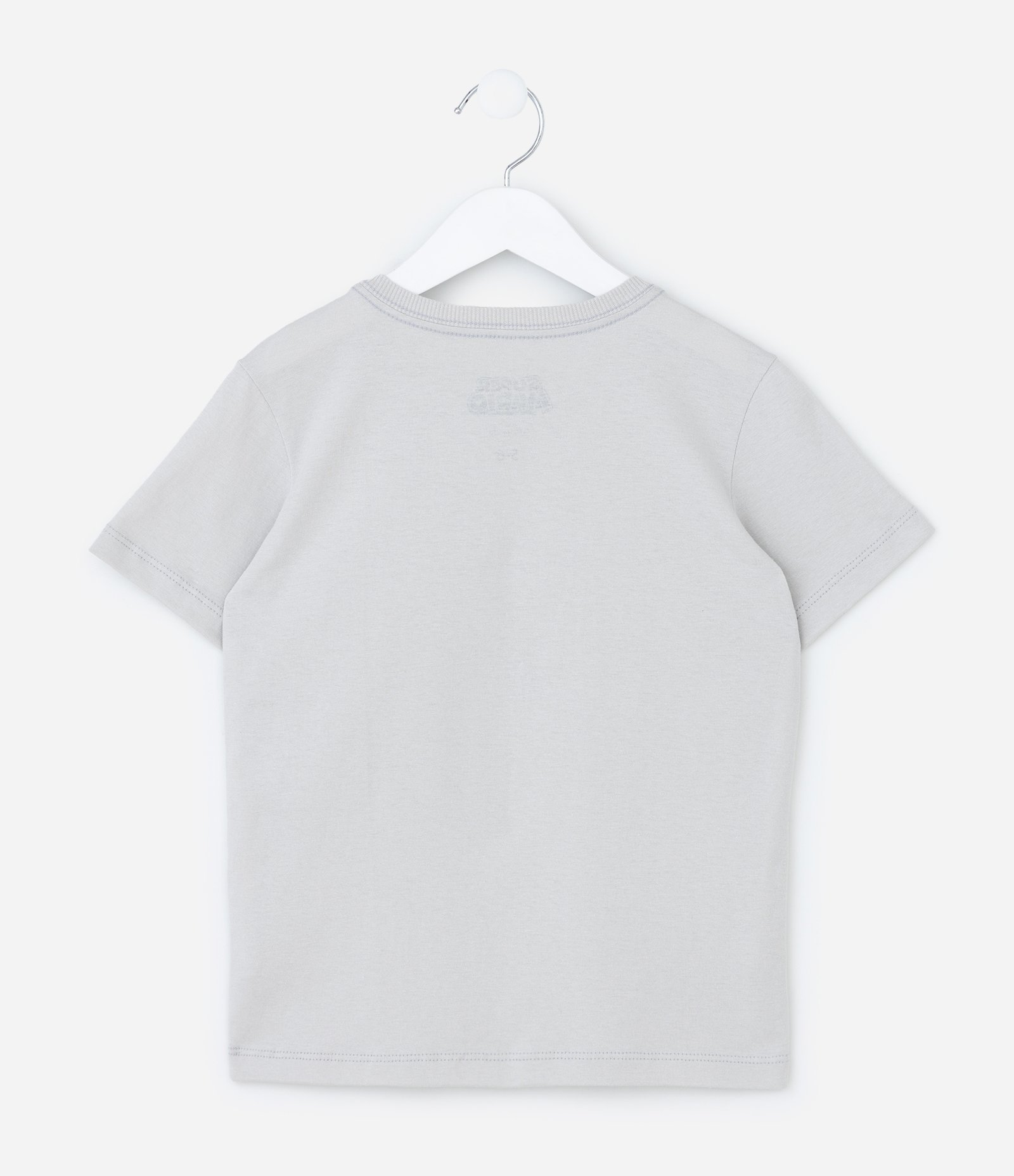 Camiseta Infantil com Estampa Super Mario Nintendo - Tam 4 a 10 Anos Cinza 3