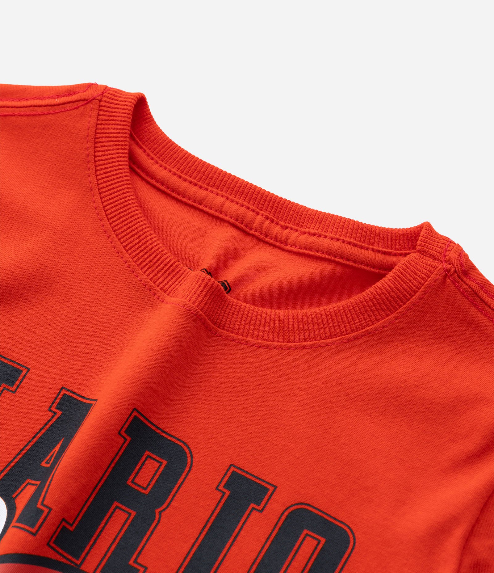 Camiseta Infantil com Estampa Mario de Nintendo - Tam 4 a 10 Anos Vermelho 3