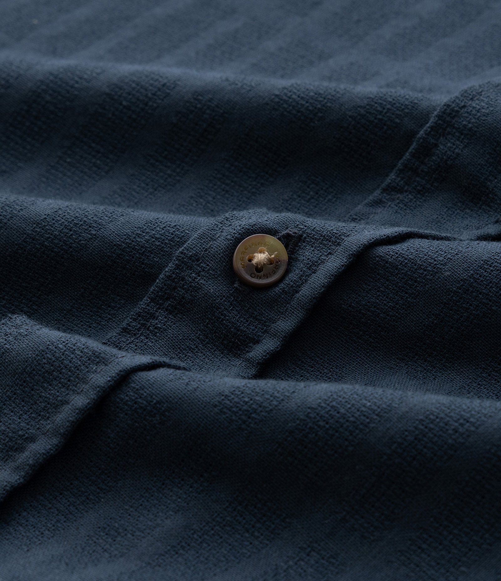 Camisa Comfort em Algodão com Textura Maquinetada Azul 10