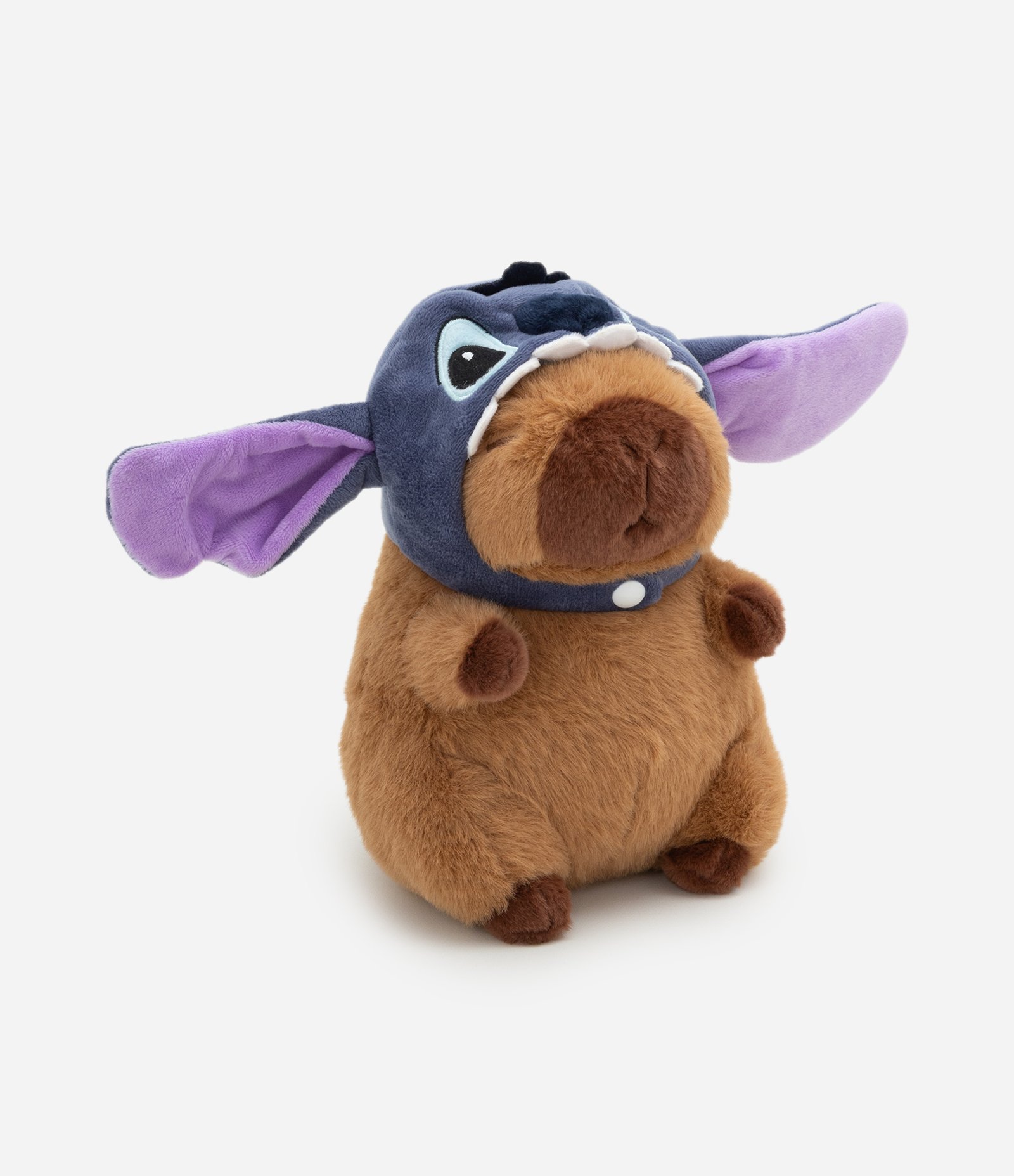 Pelúcia em Forma de Capivara com Capuz de Stitch Marrom 1