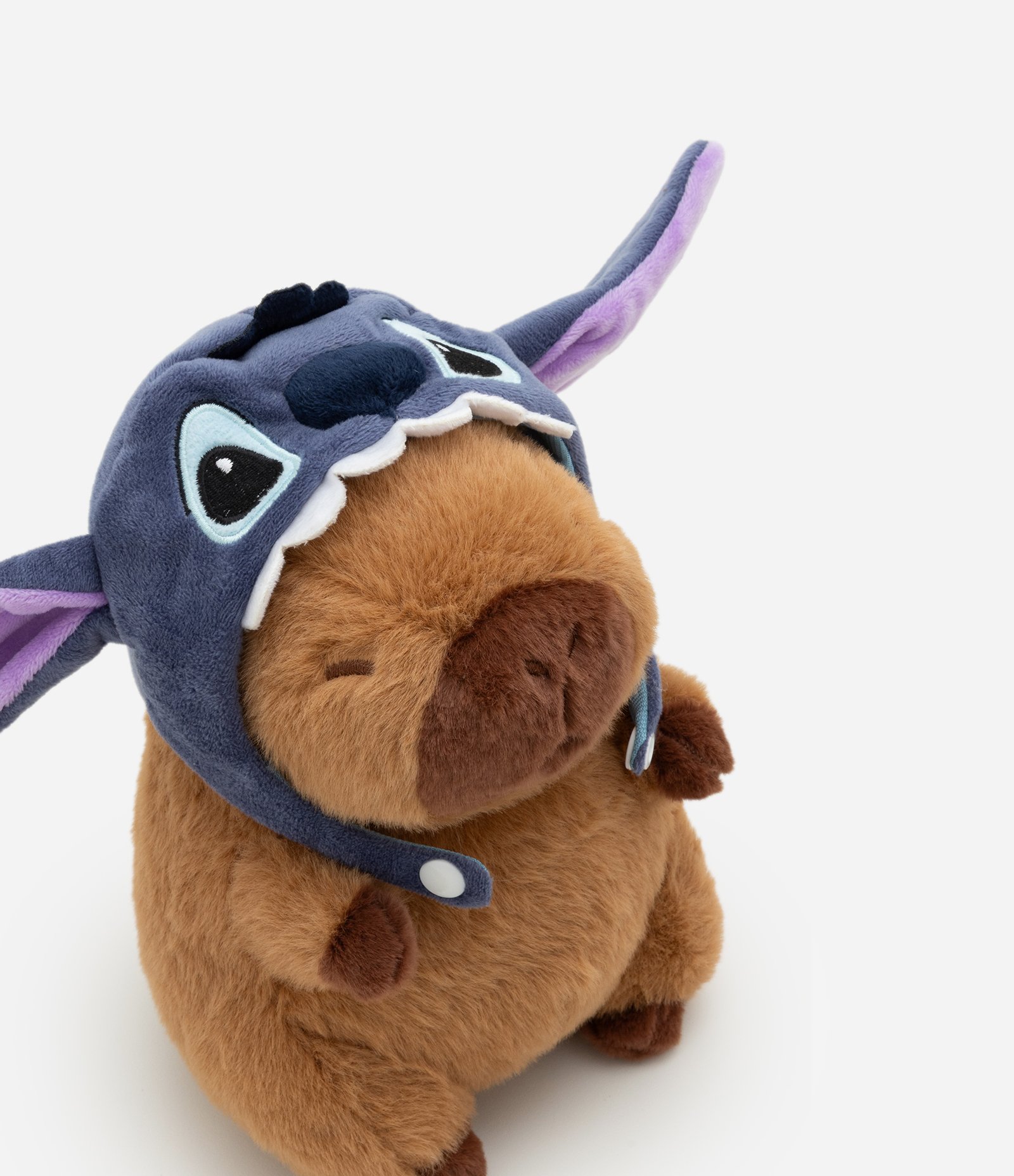 Pelúcia em Forma de Capivara com Capuz de Stitch Marrom 5