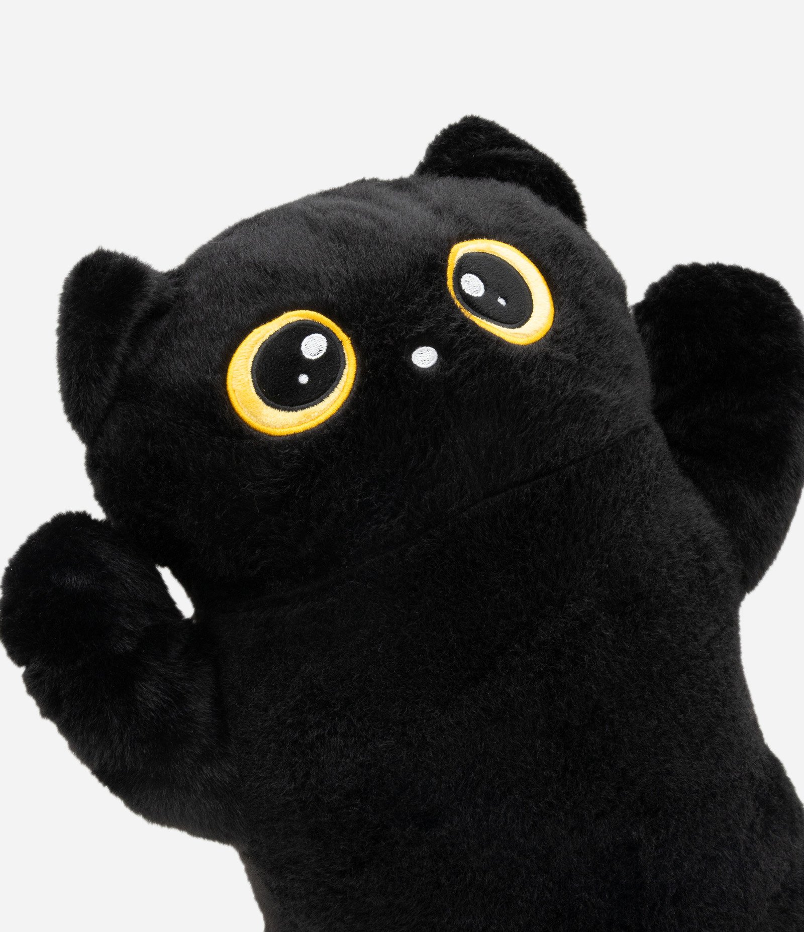 Almofada de Rolo com Formato de Gatinho Preto 4