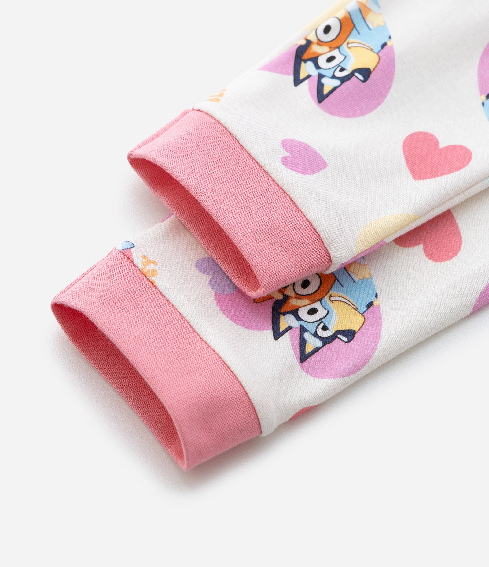 Pijama Infantil com Estampa Bluey e Bingo - Tam 3 a 8 Anos Off White 8