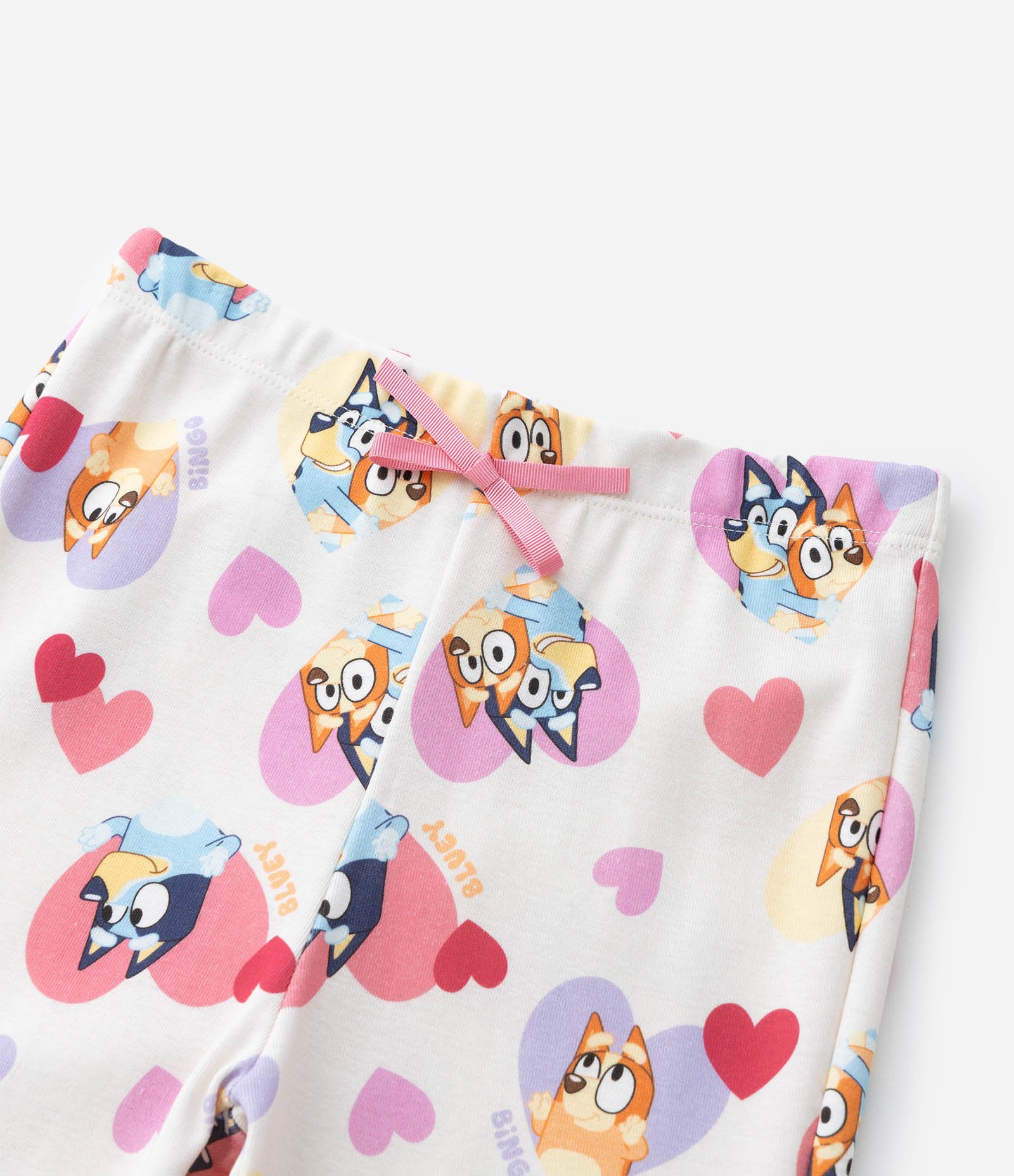 Pijama Infantil com Estampa Bluey e Bingo - Tam 3 a 8 Anos Off White 10