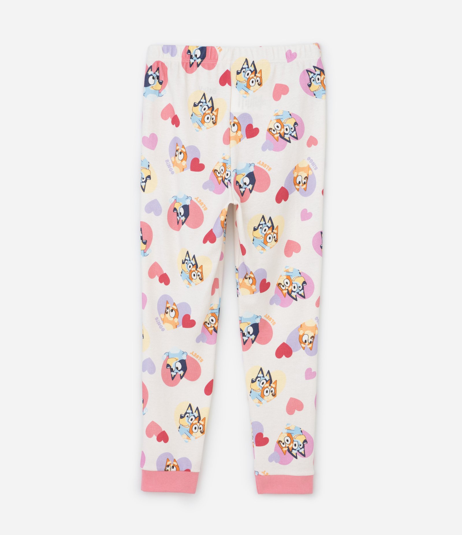 Pijama Infantil com Estampa Bluey e Bingo - Tam 3 a 8 Anos Off White 5