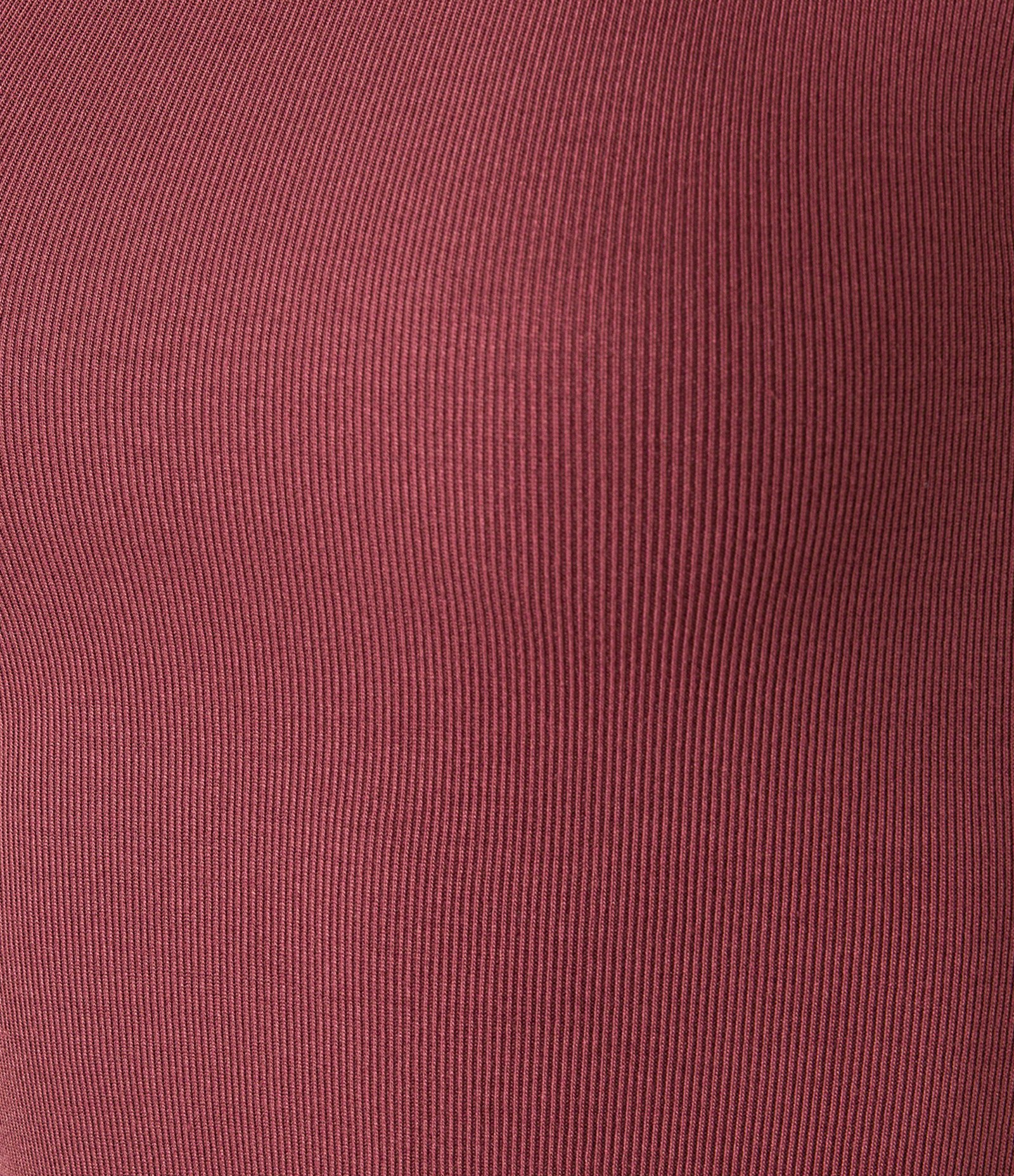 Blusa Canelada em Ribana com Golinha Alta Marrom 6