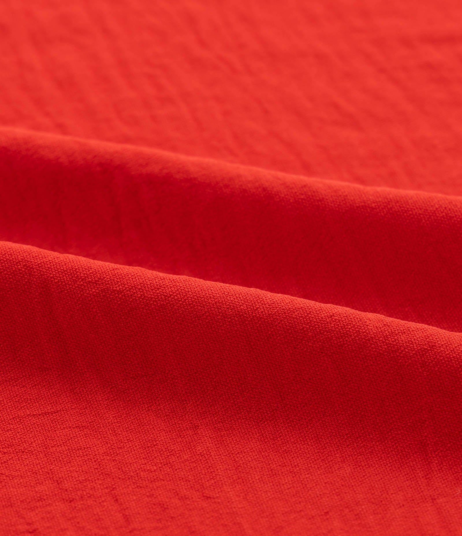 Blusa em Crepe com Babado Duplo no Ombro Curve & Plus Size Vermelho 6