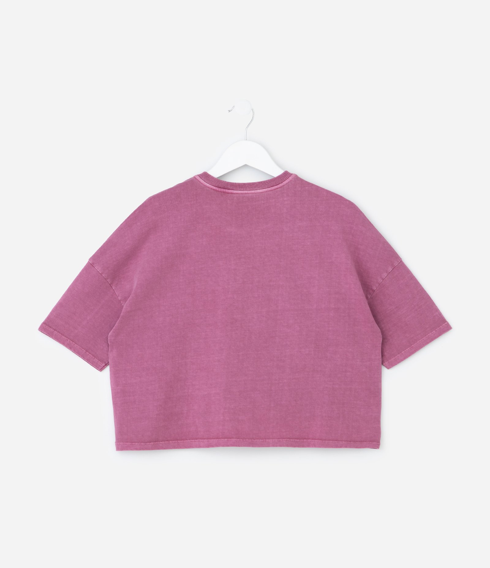 Camiseta Box Infantil Lavada - Tam 5 a 14 Anos Rosa 3