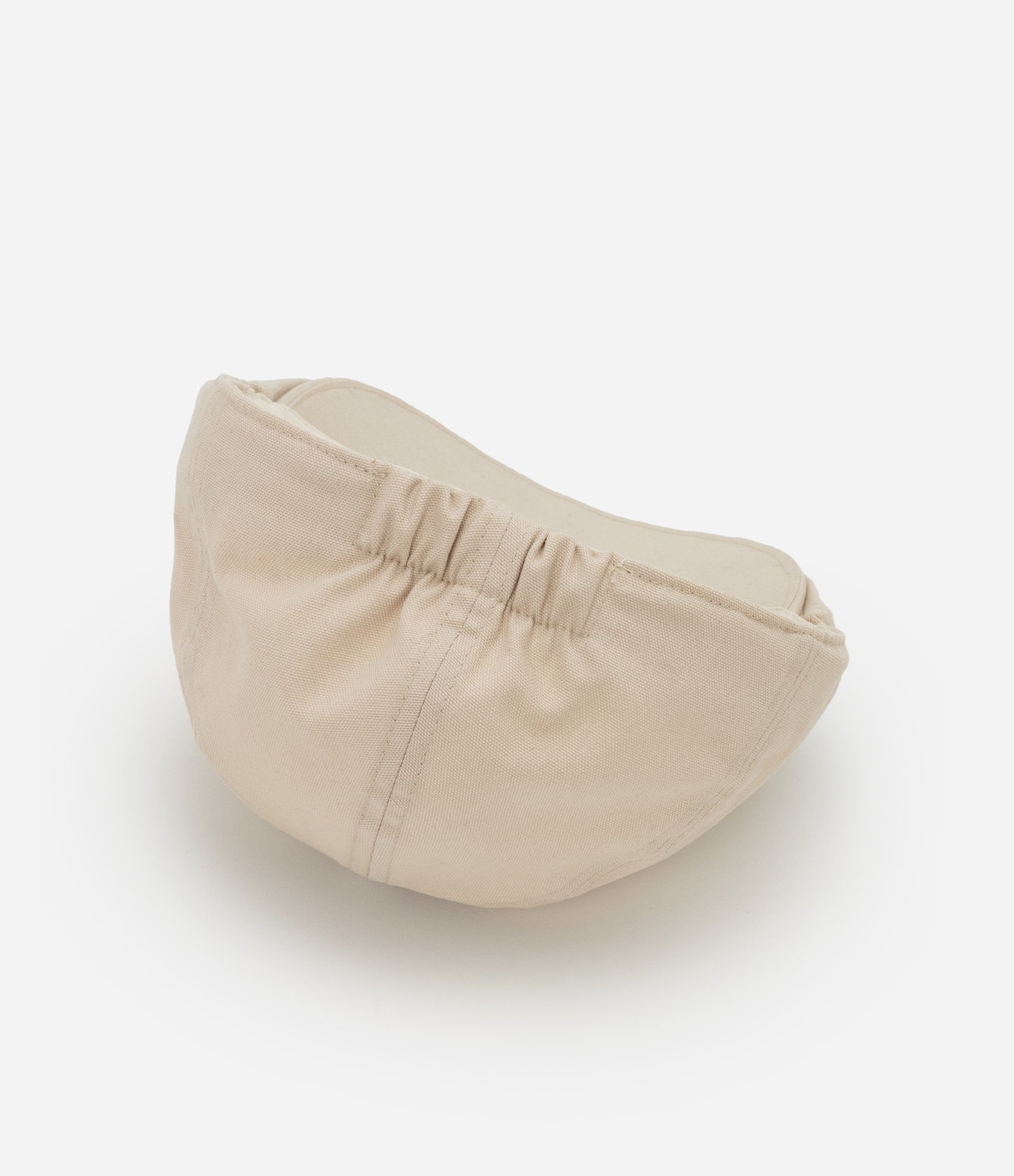 Boina em Sarja com Fechamento de Elástico Bege 4