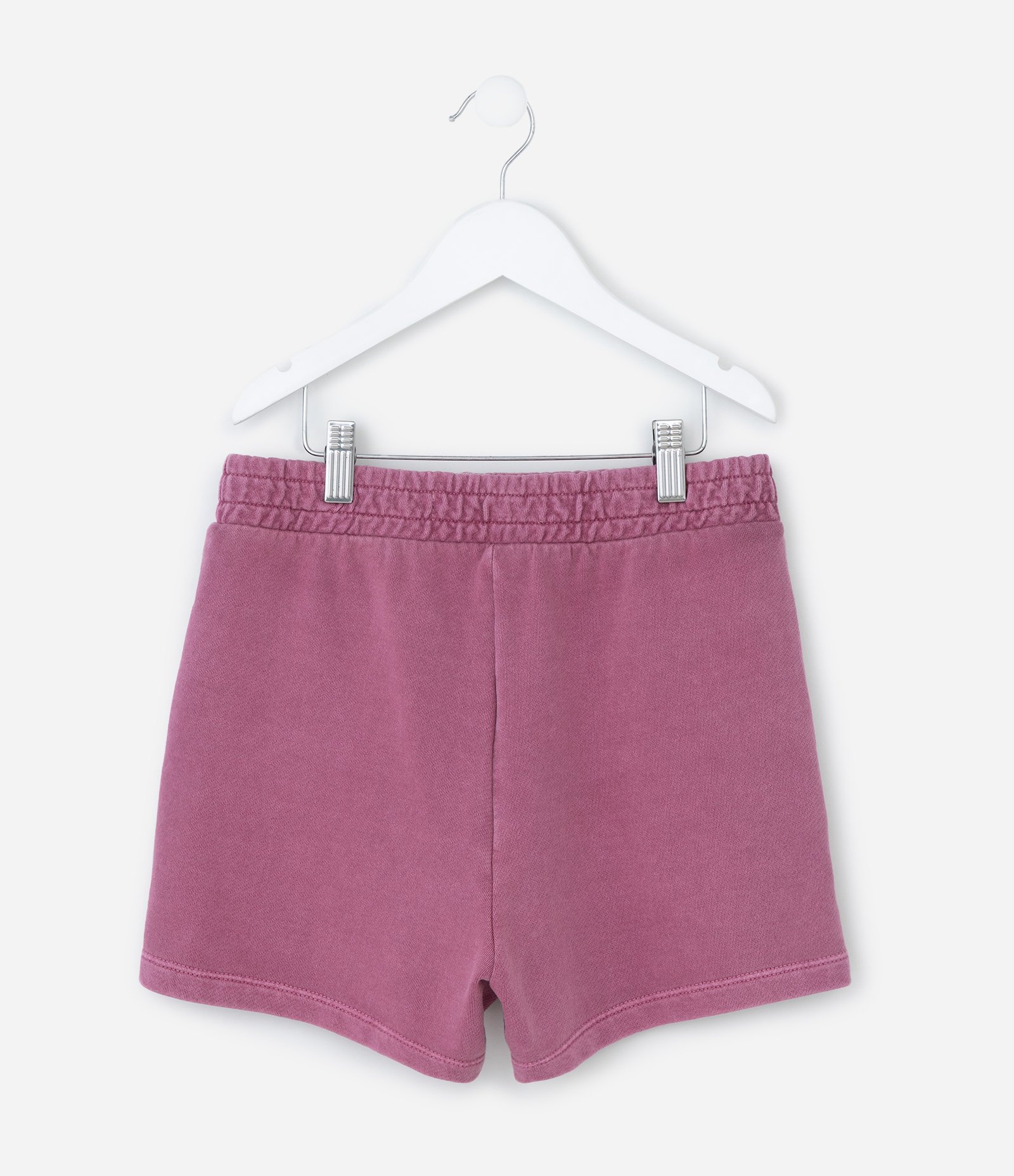 Bermuda Infantil em Cotton Lavada - Tam 5 a 14 Anos Roxo 3