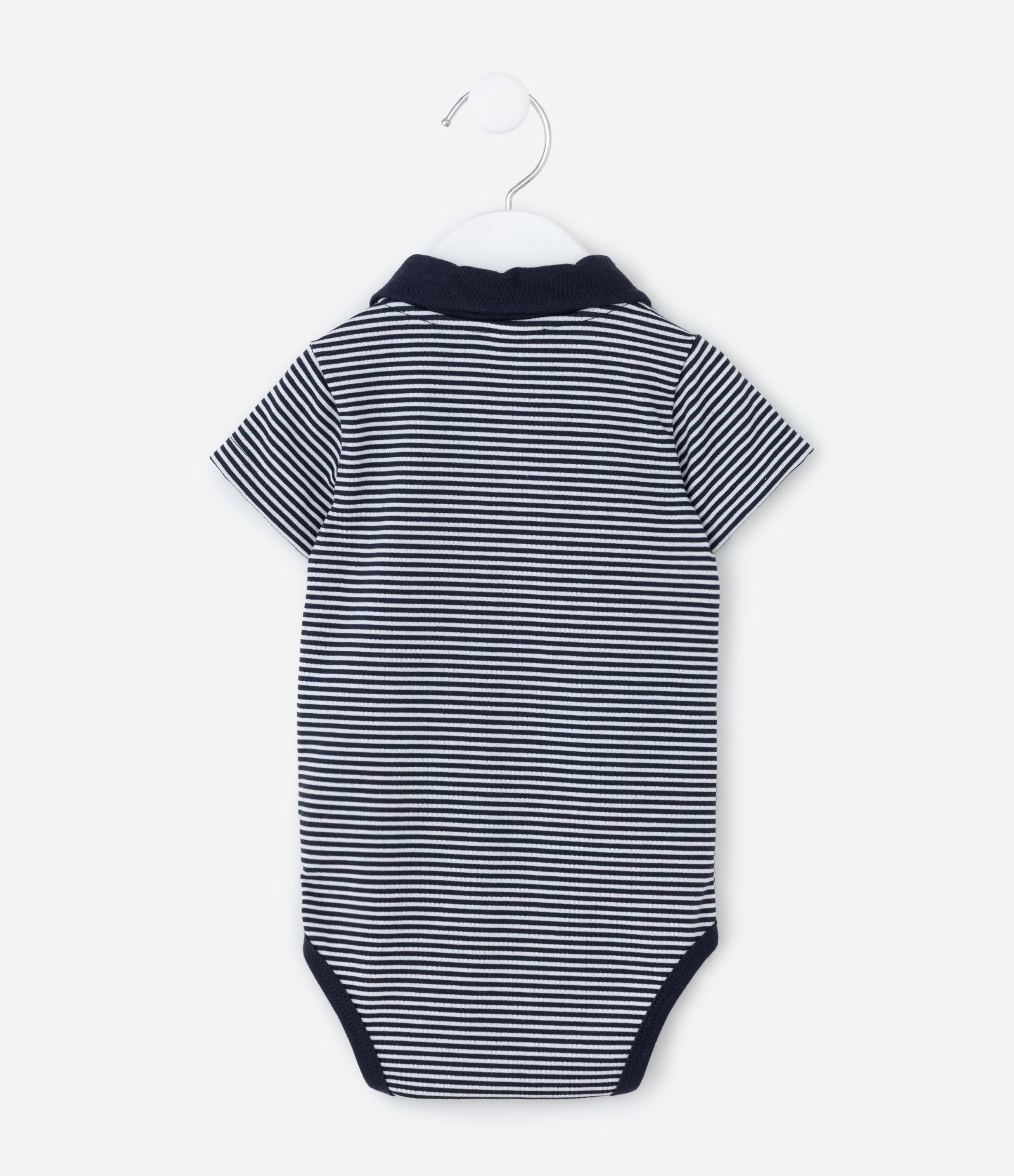 Body Infantil com Estampa Listrada - Tam 0 a 18 Meses Azul 3